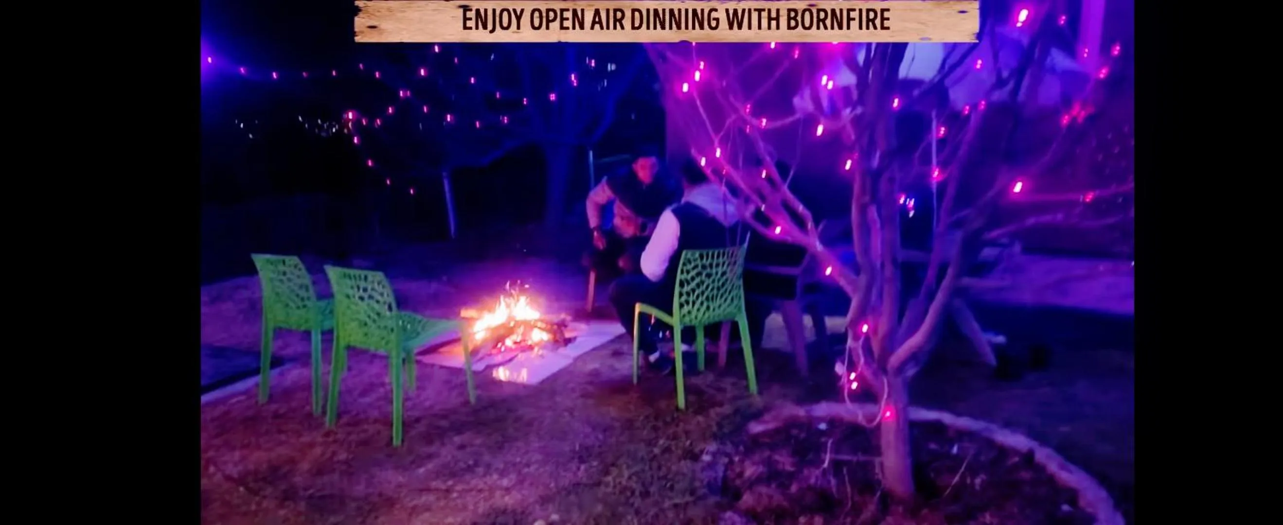 Evening entertainment in Luxury Planet Resort Manali