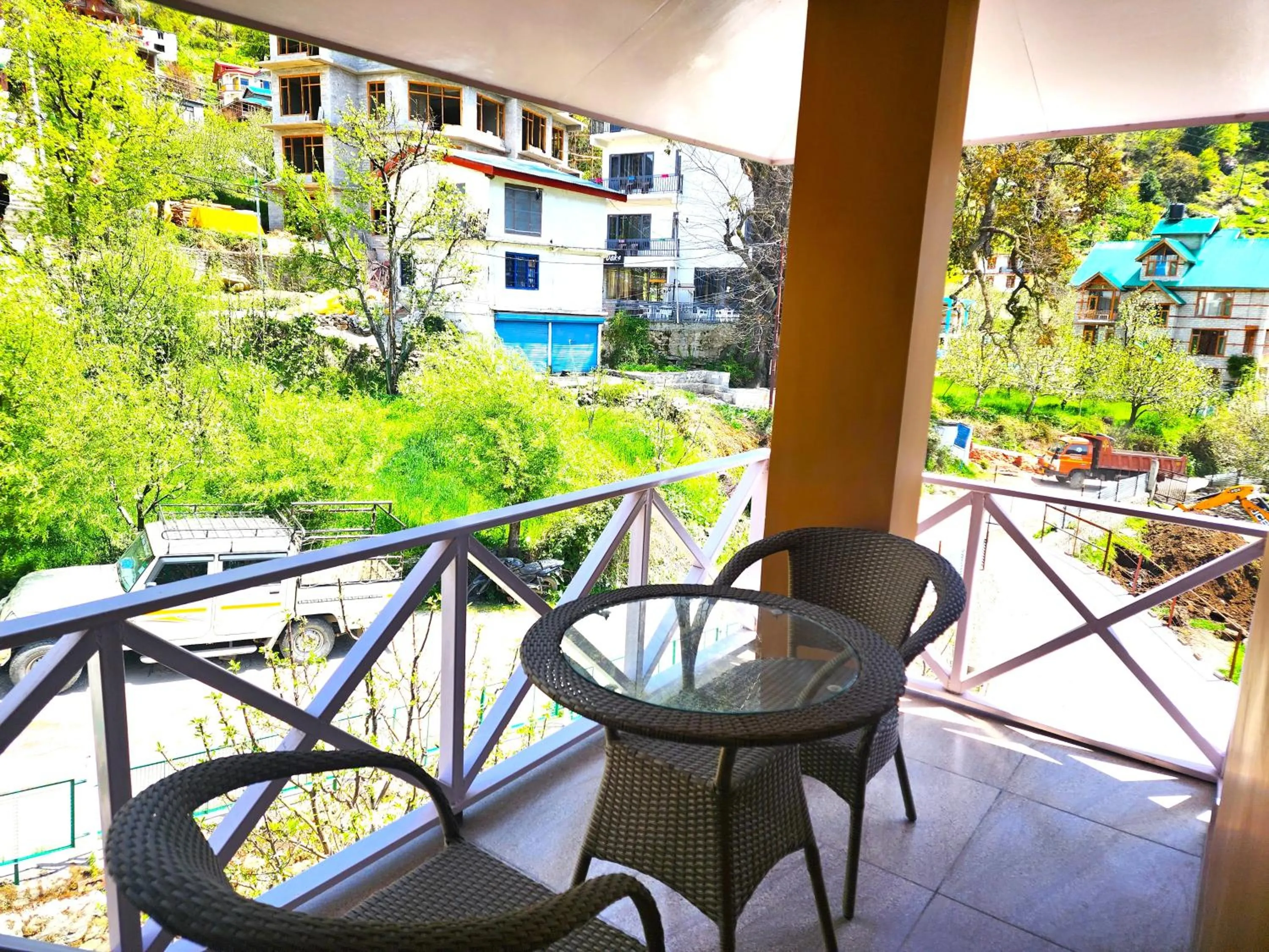 Balcony/Terrace in Luxury Planet Resort Manali