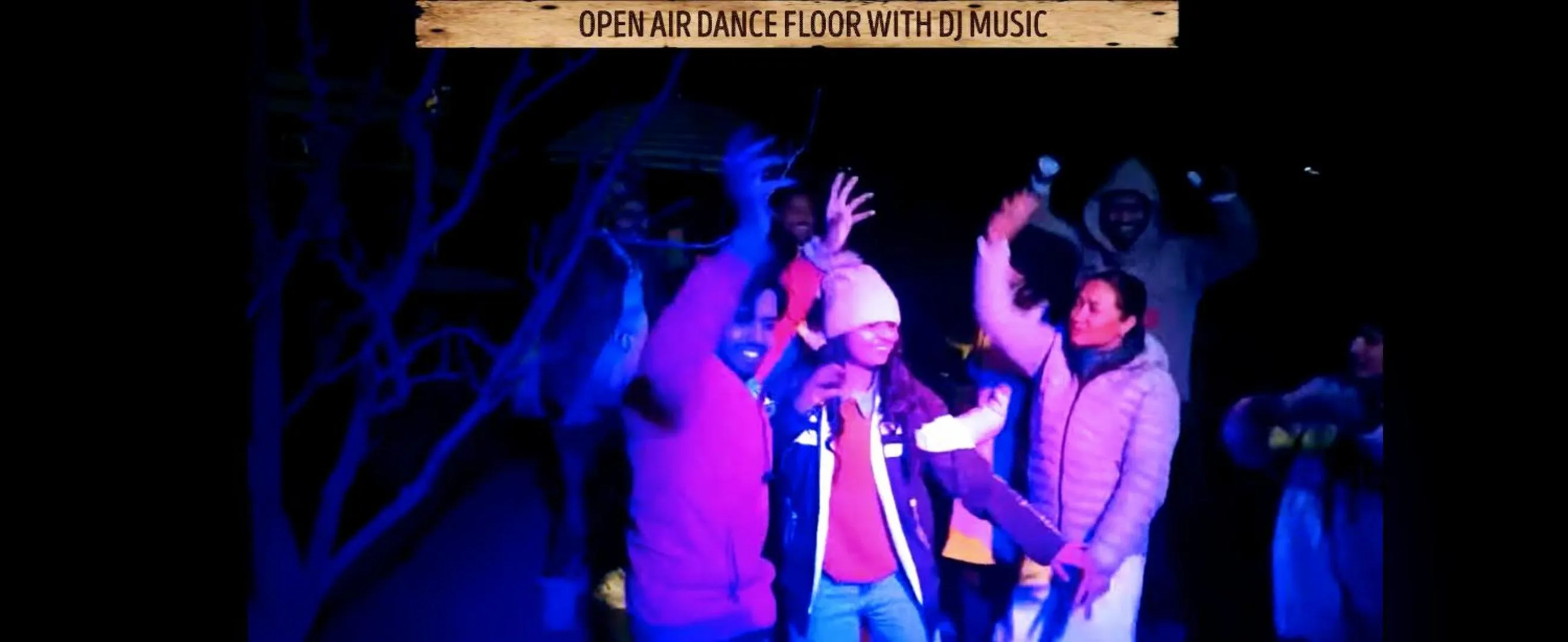 Evening entertainment in Luxury Planet Resort Manali