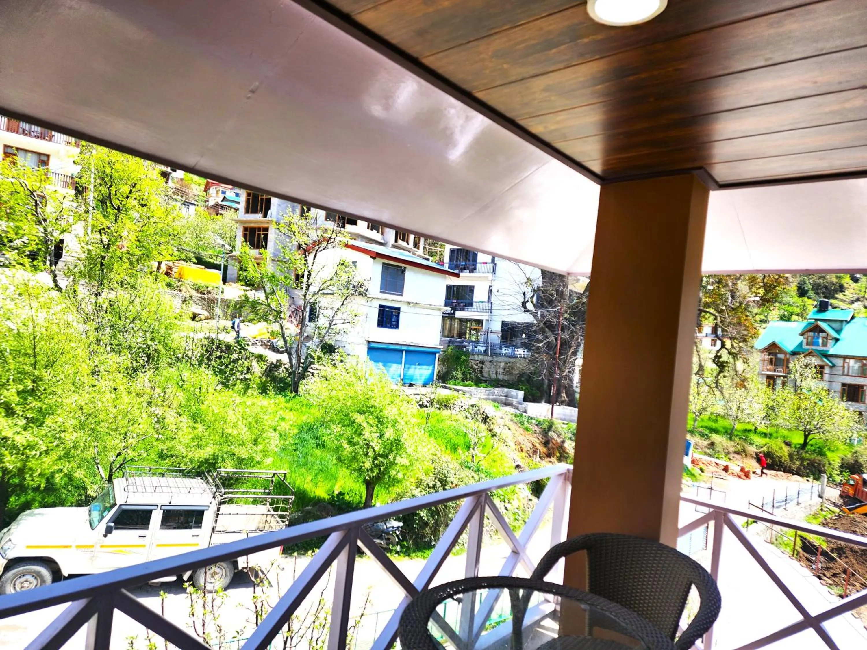 Balcony/Terrace in Luxury Planet Resort Manali