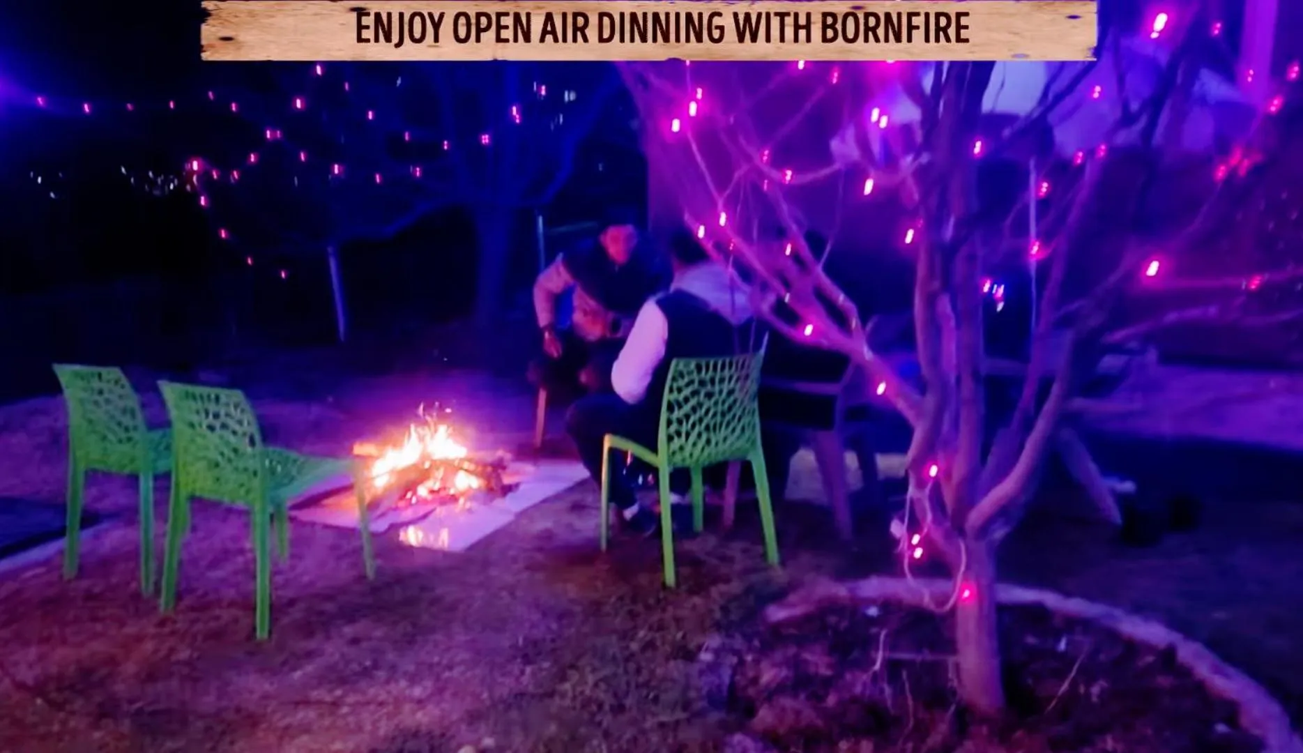 Evening entertainment in Luxury Planet Resort Manali