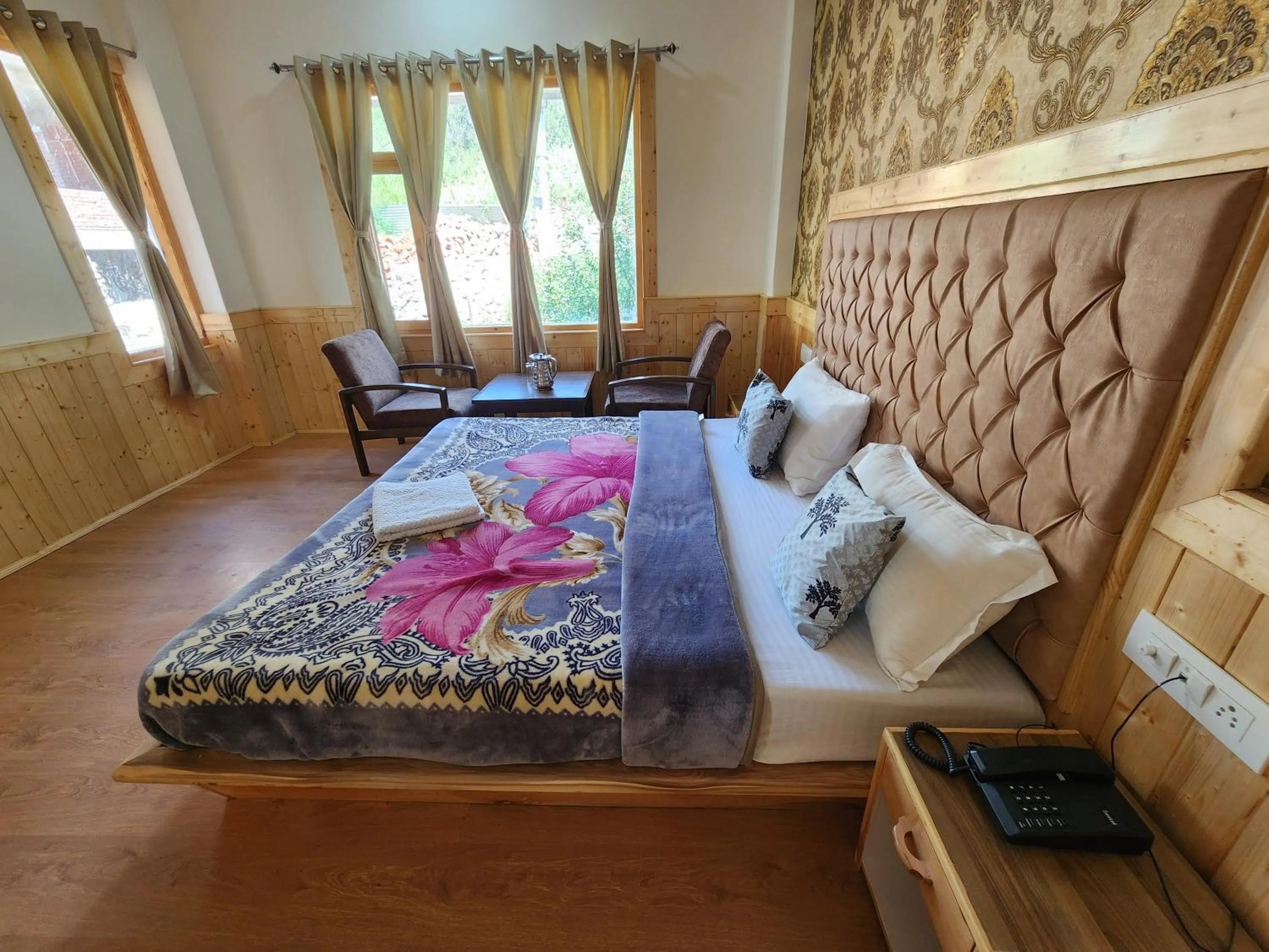 Bedroom in Luxury Planet Resort Manali