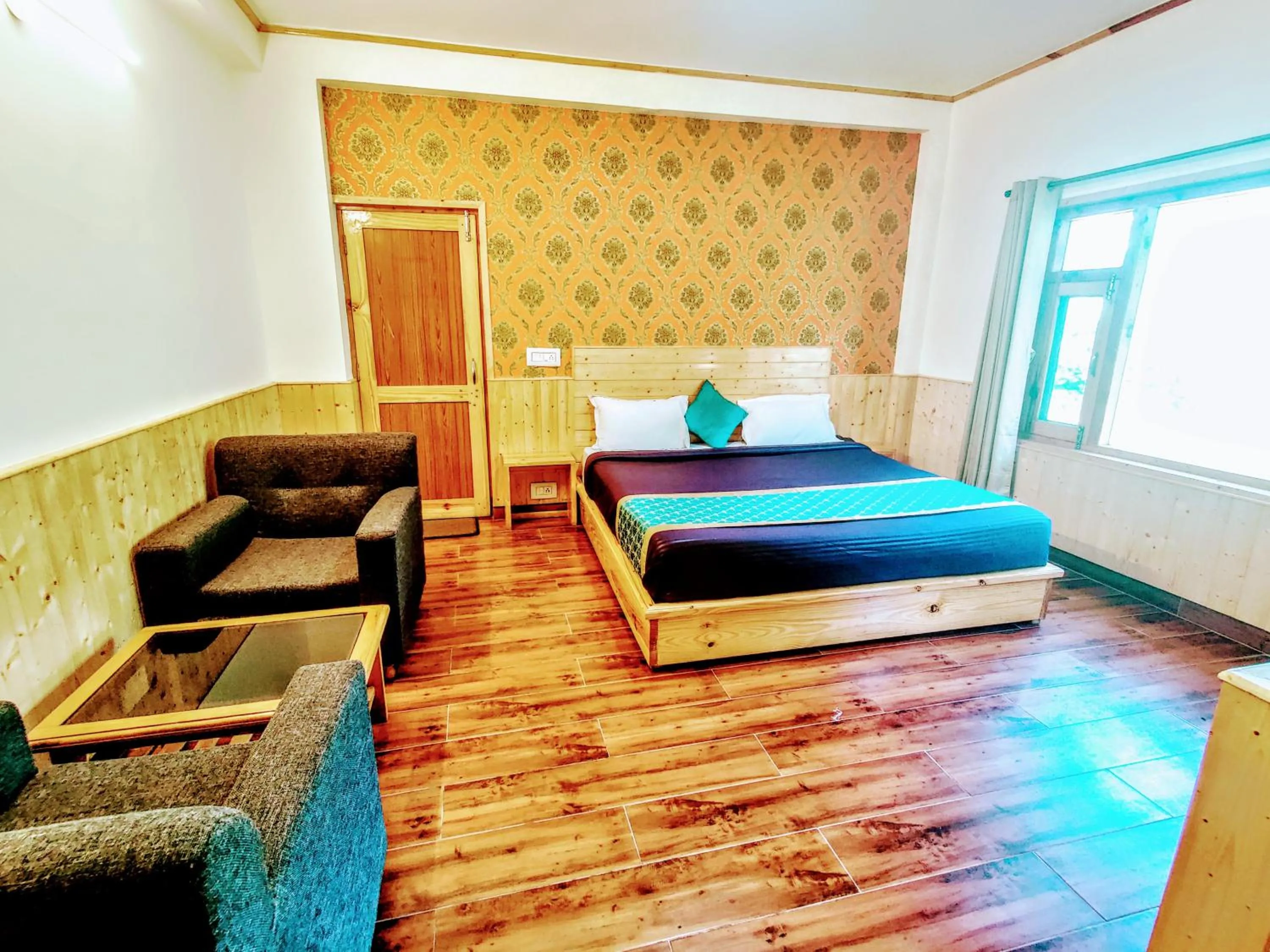 Bed in Luxury Planet Resort Manali