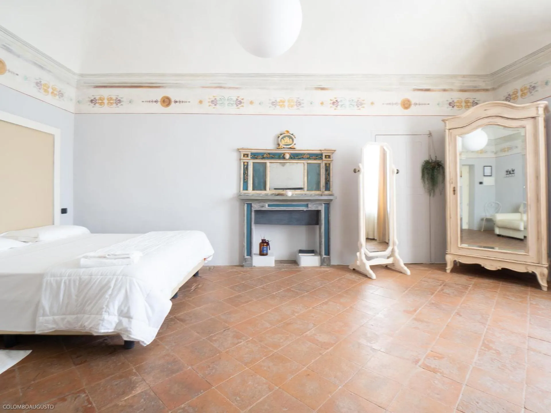 View (from property/room), Bed in Hotel Villa Costanza