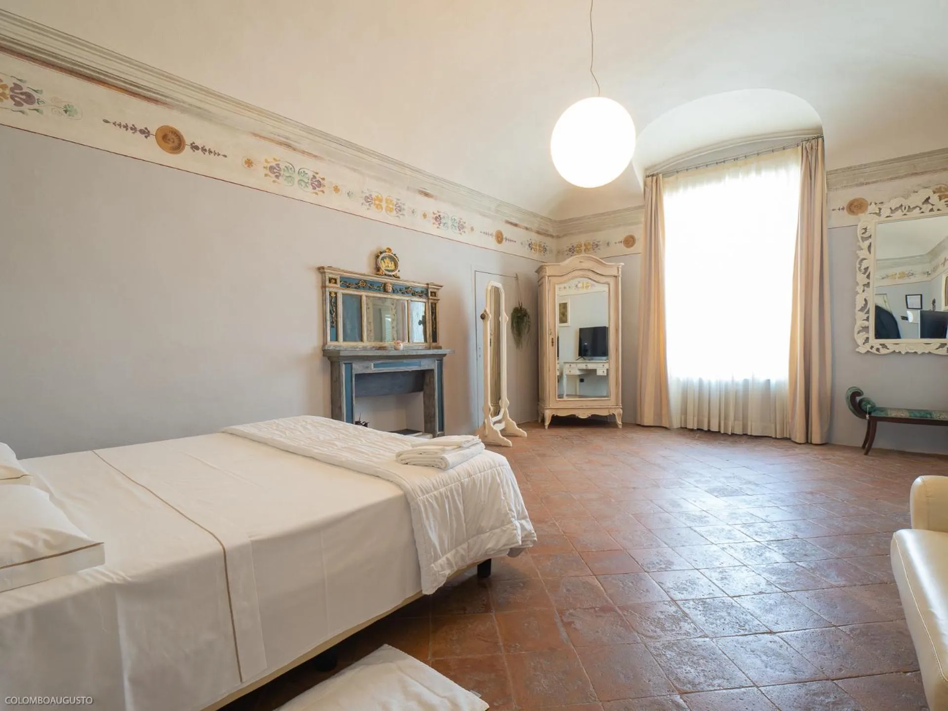 Bed in Hotel Villa Costanza