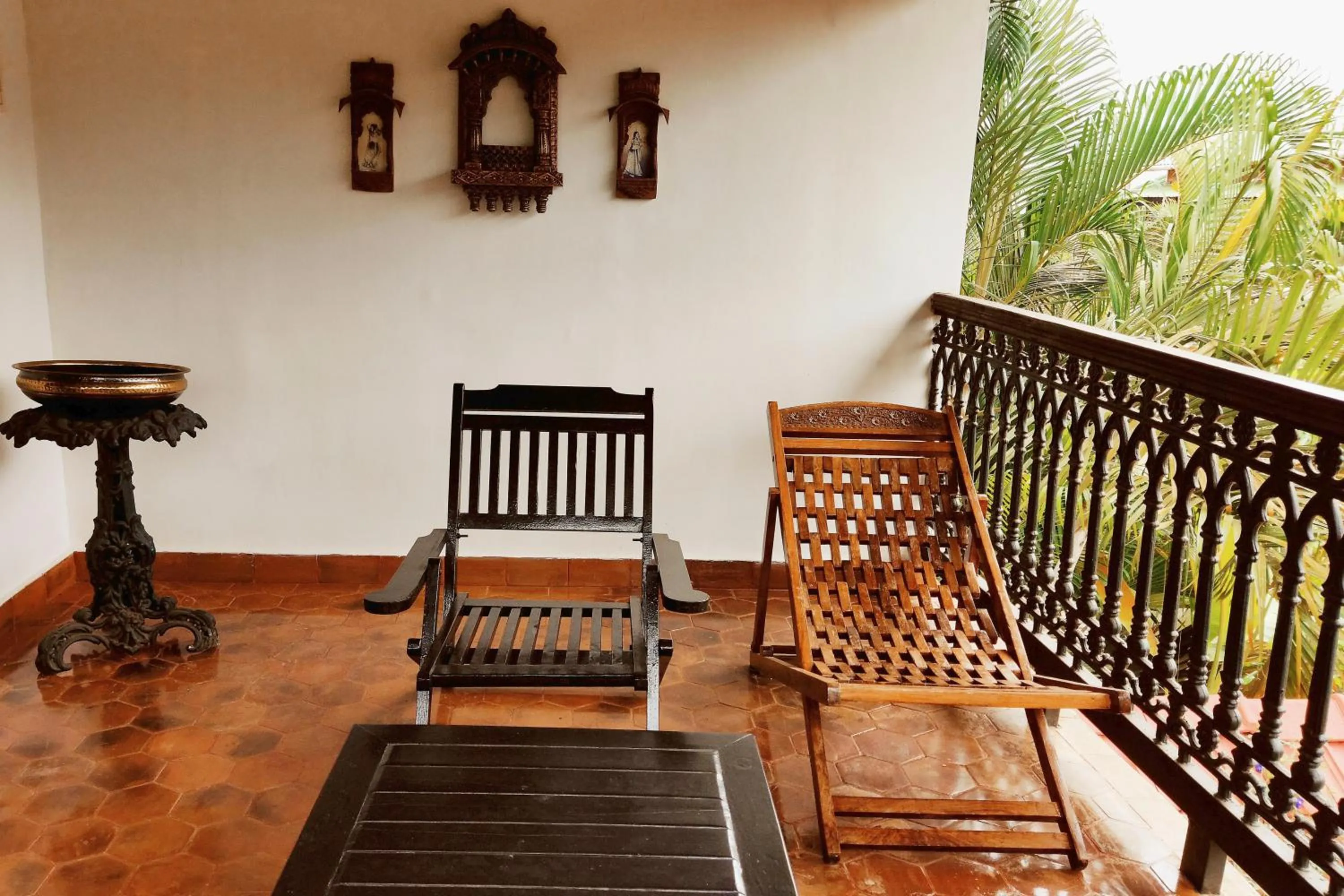 Balcony/Terrace in Chira Meadows Ecoresort, Dapoli