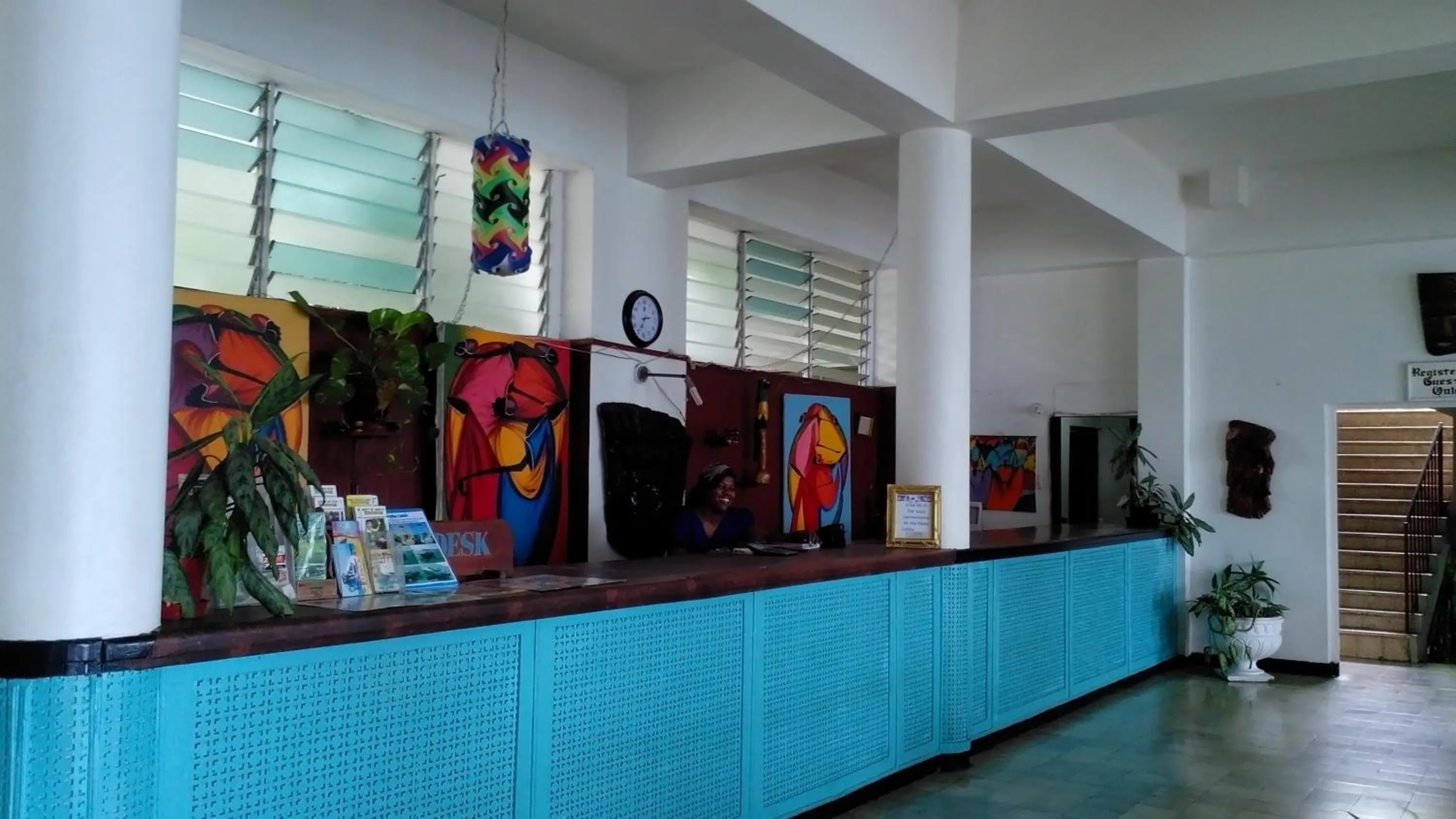 Decorative detail in Silver Seas Hotel