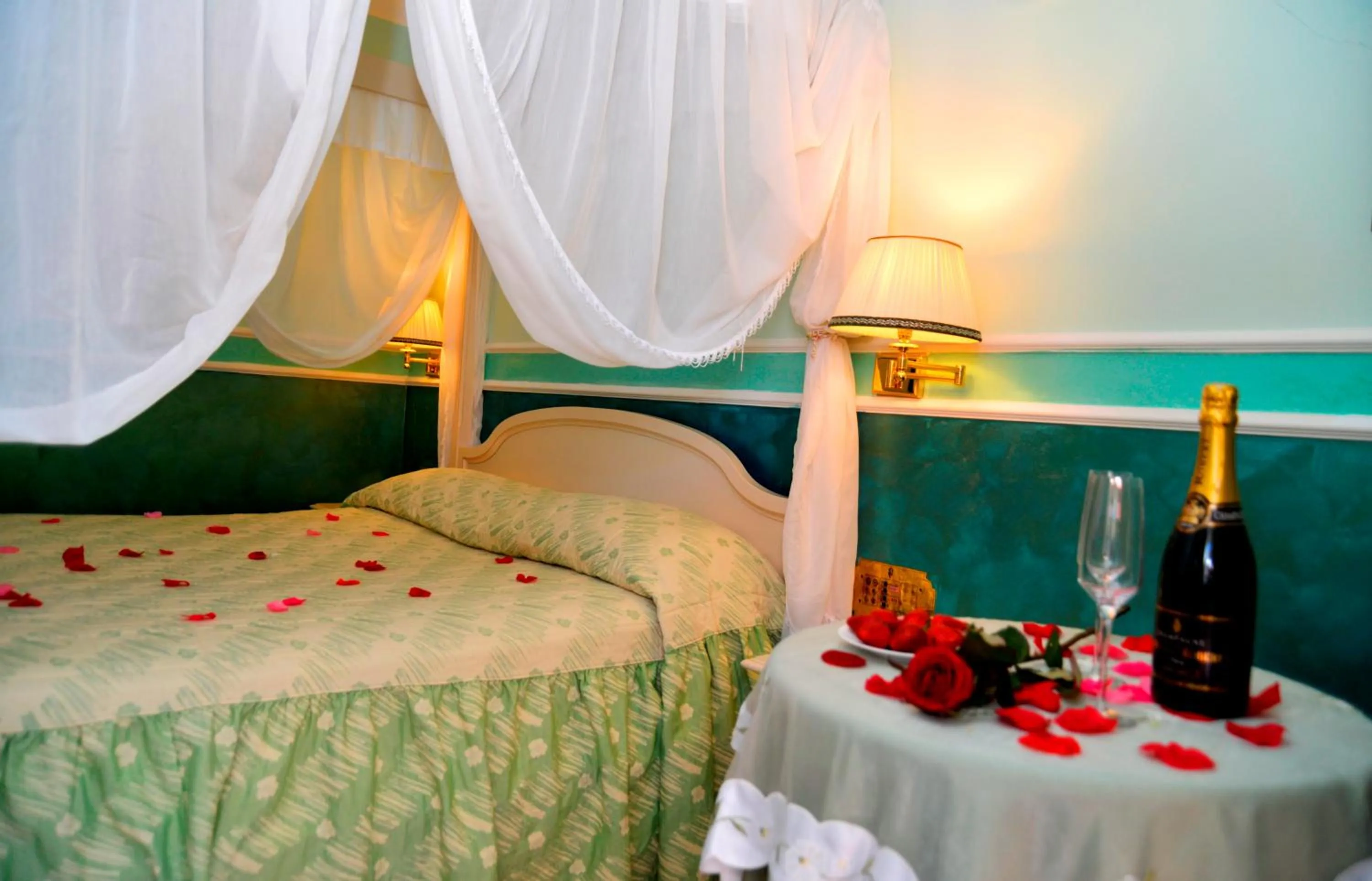 Bed in Afrodite Boutique Hotel