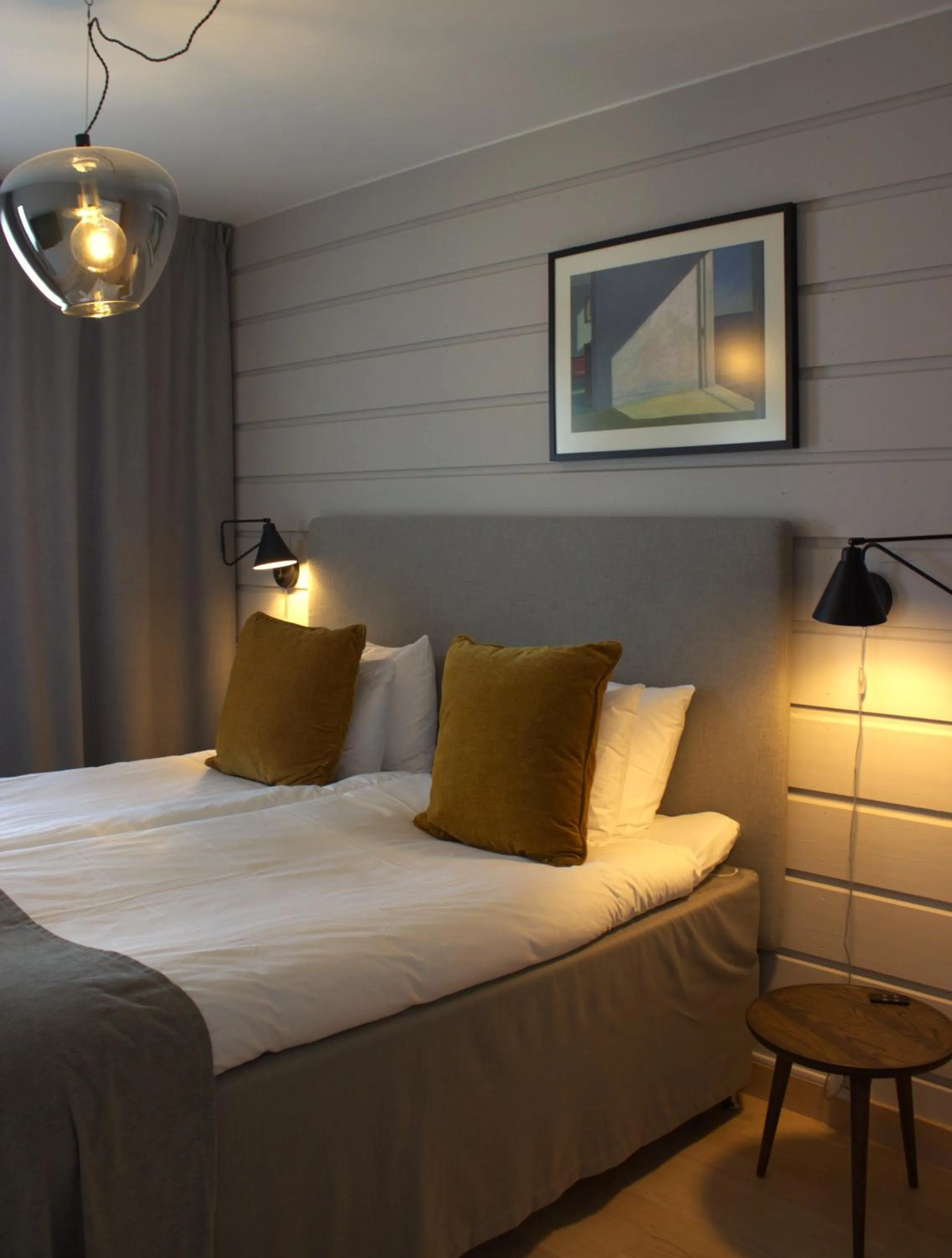 Bed in Slottsholmen Hotell och Restaurang