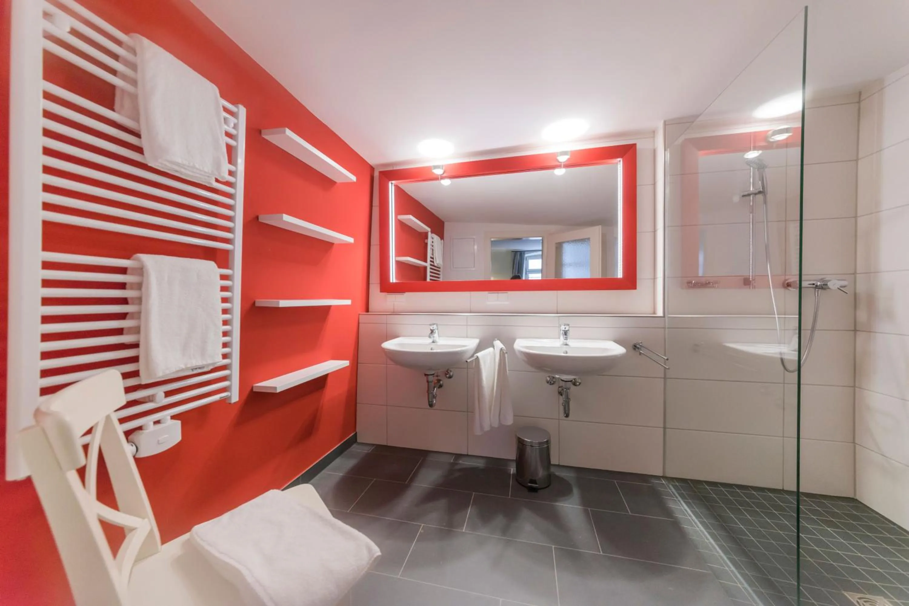 Bathroom in Gästehaus am Marktbrunnen