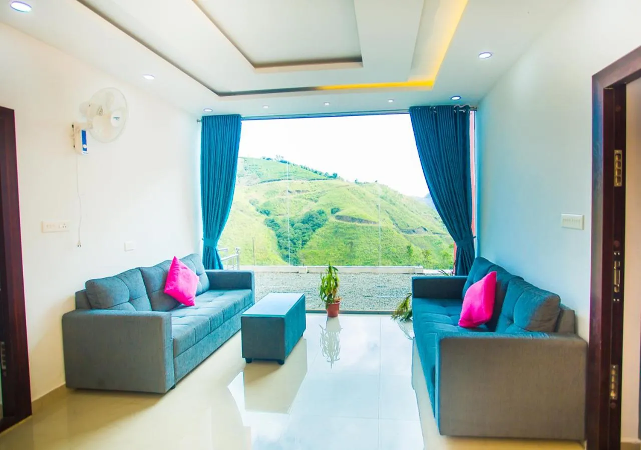 Living room in Hidden Valley Cottage Vagamon