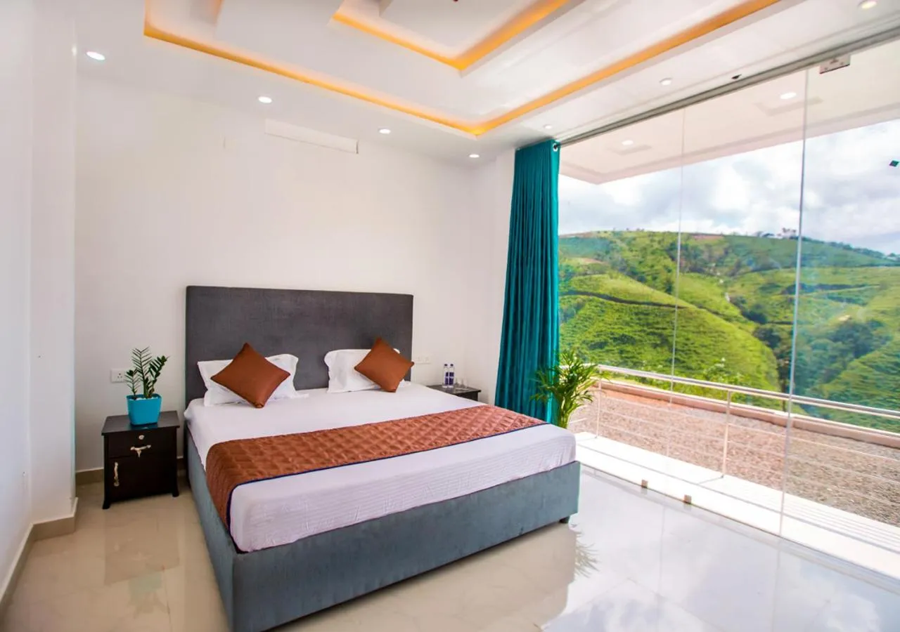 Bed in Hidden Valley Cottage Vagamon