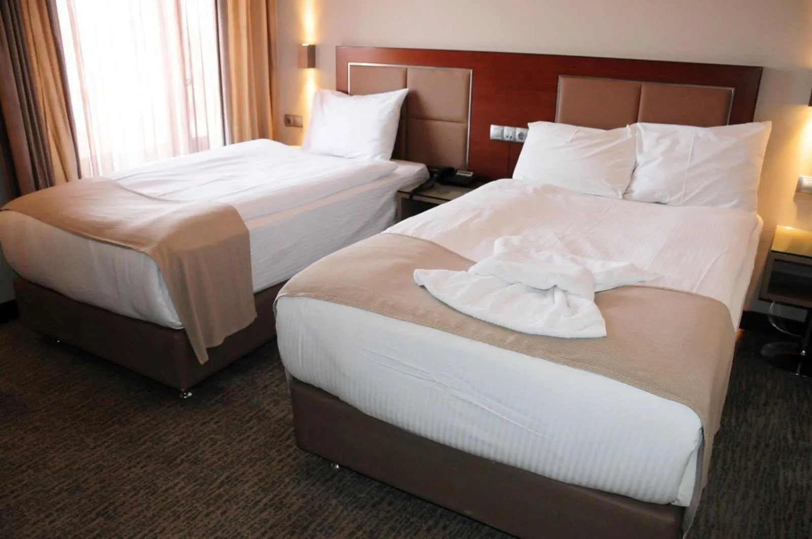 Bed in HİTİT OTEL