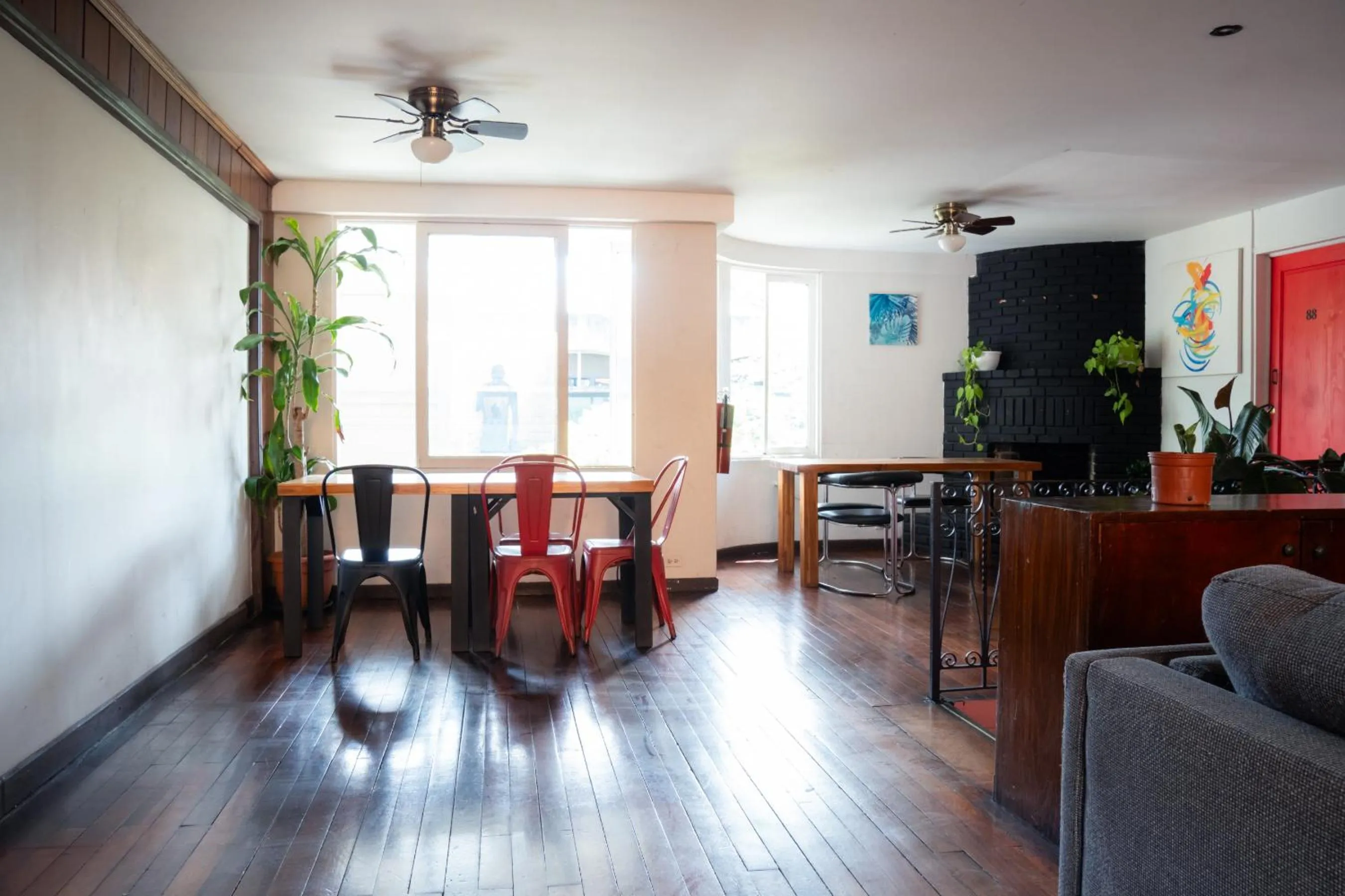 Seating area in Otoya 1907 Hotel