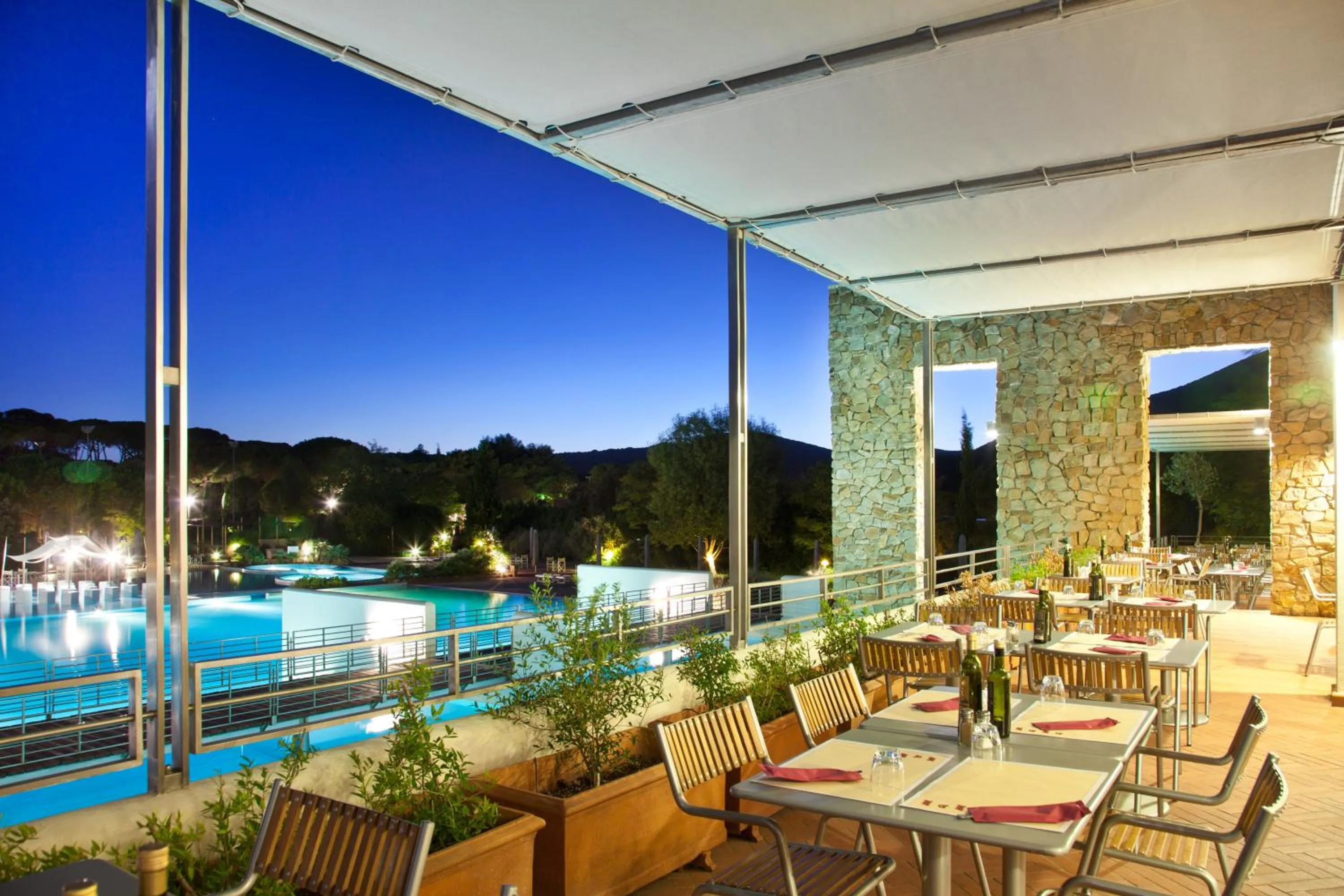 Restaurant/places to eat in Camping Village Rocchette