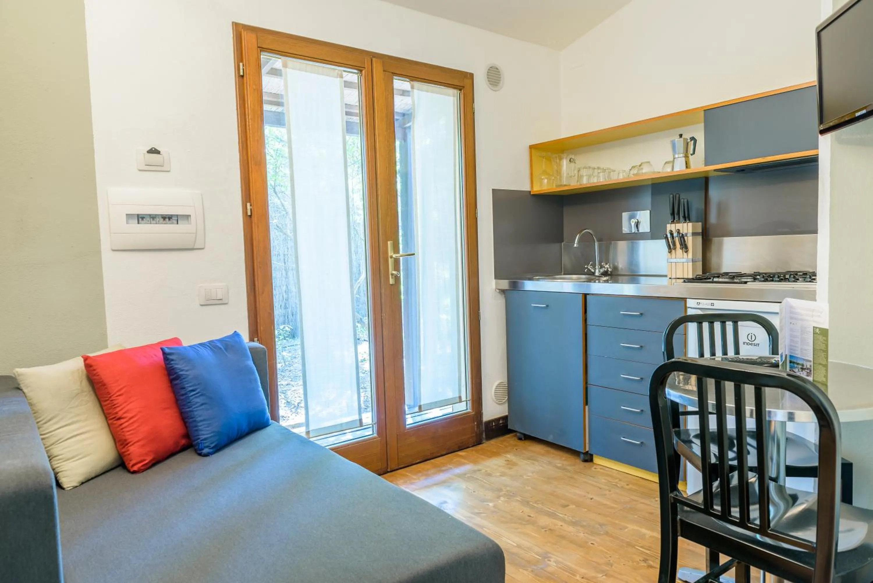 Kitchen or kitchenette in Camping Village Rocchette