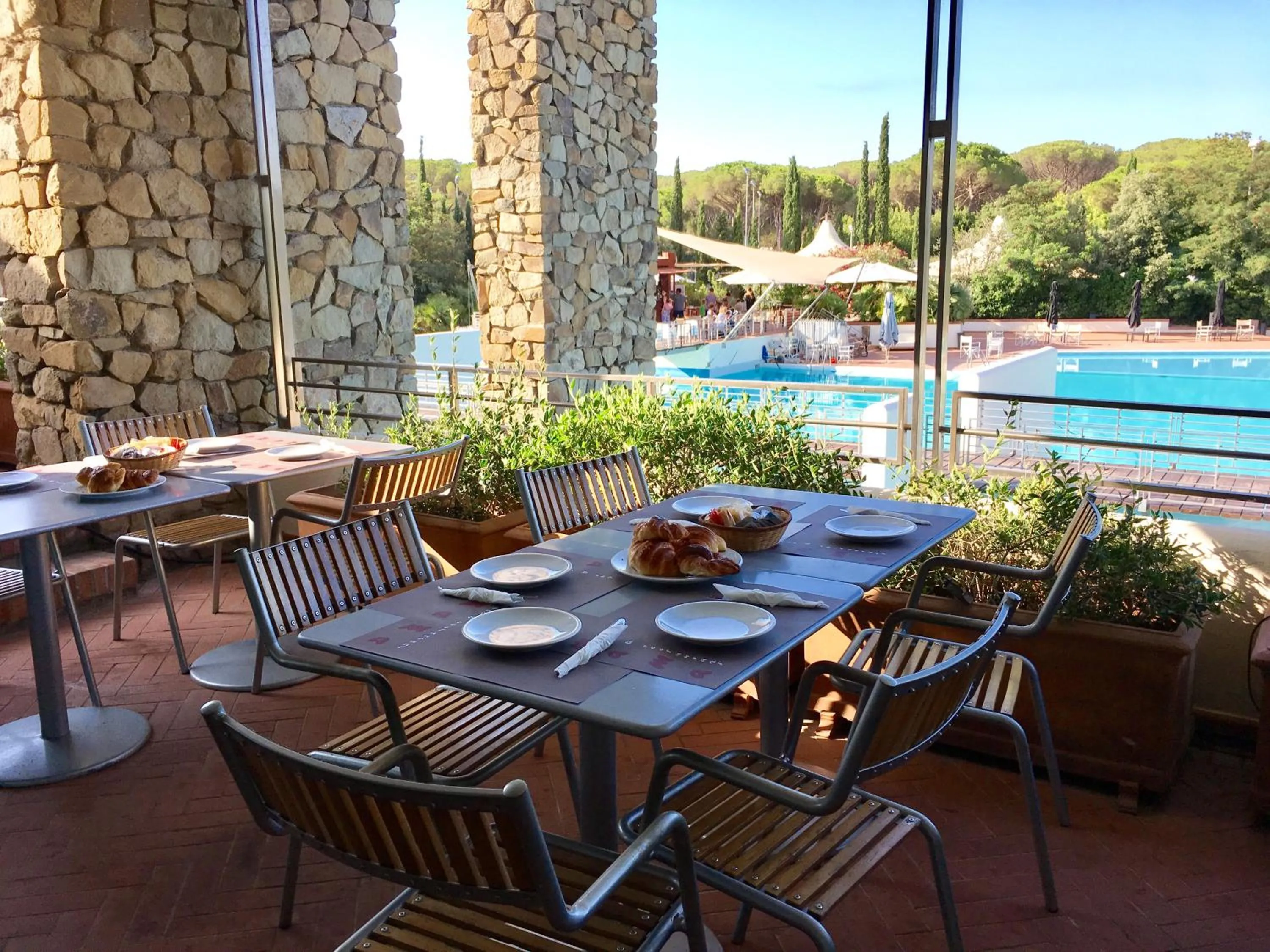 Breakfast in Camping Village Rocchette