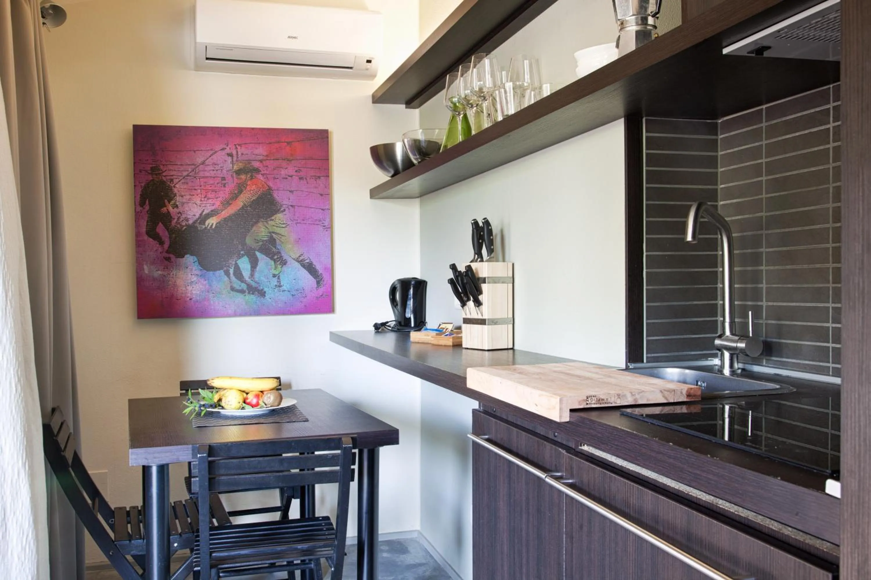 Kitchen or kitchenette in Camping Village Rocchette