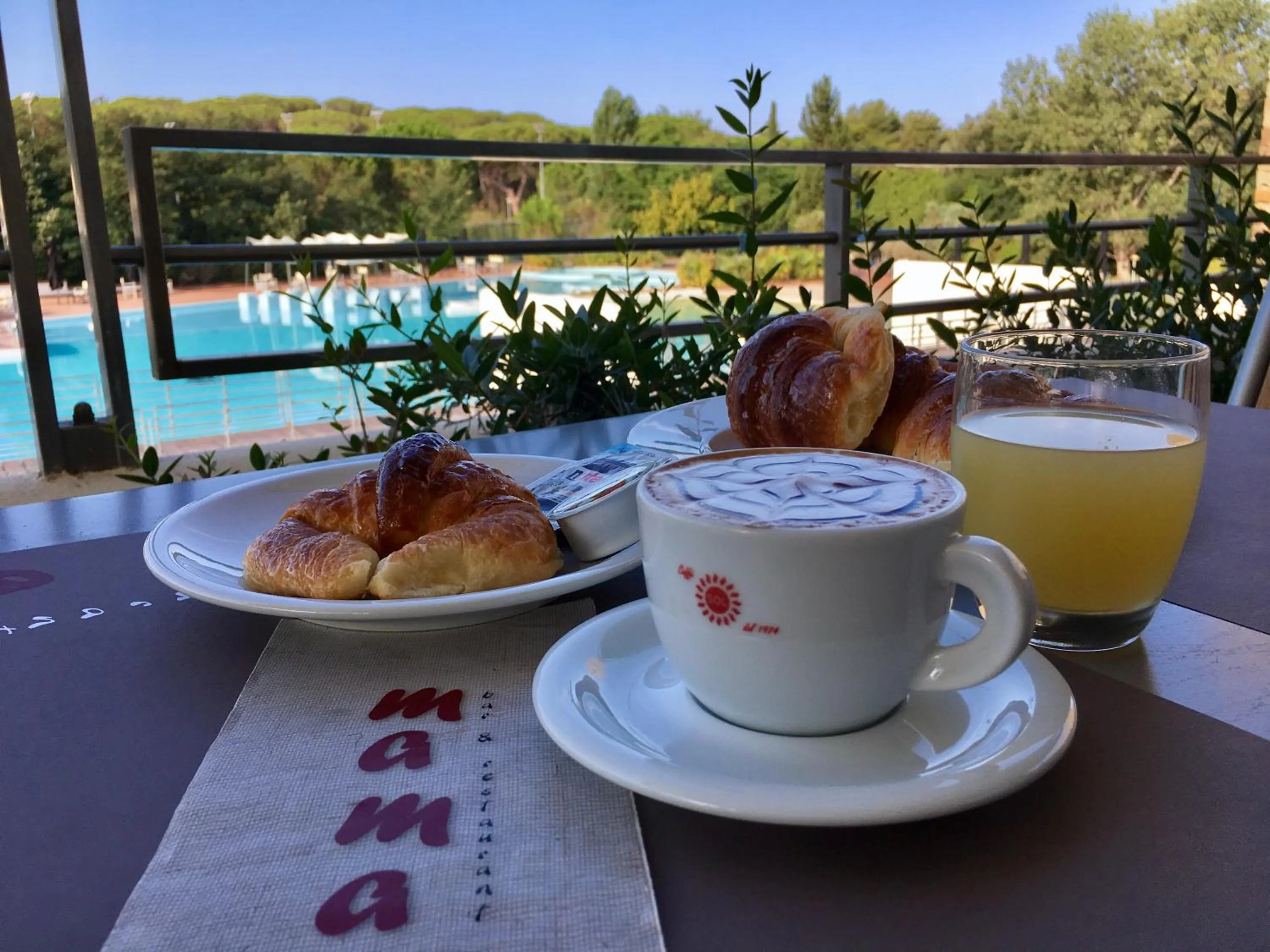 Breakfast in Camping Village Rocchette