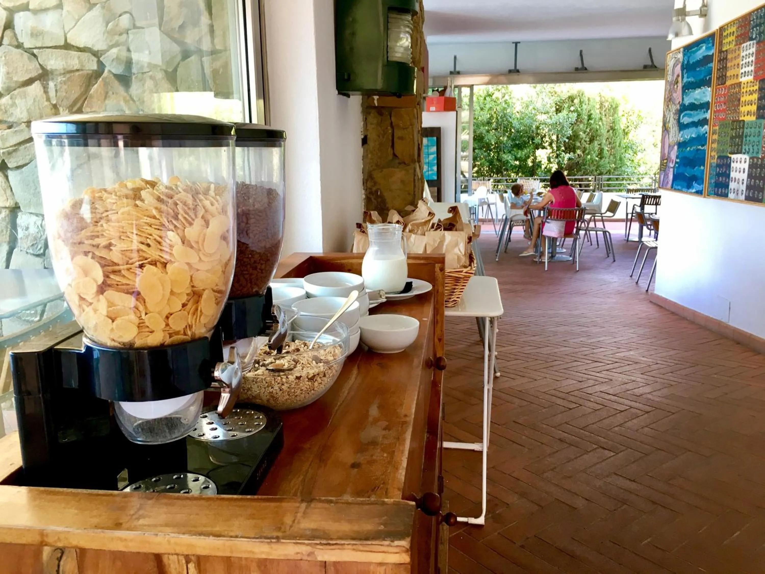 Breakfast in Camping Village Rocchette