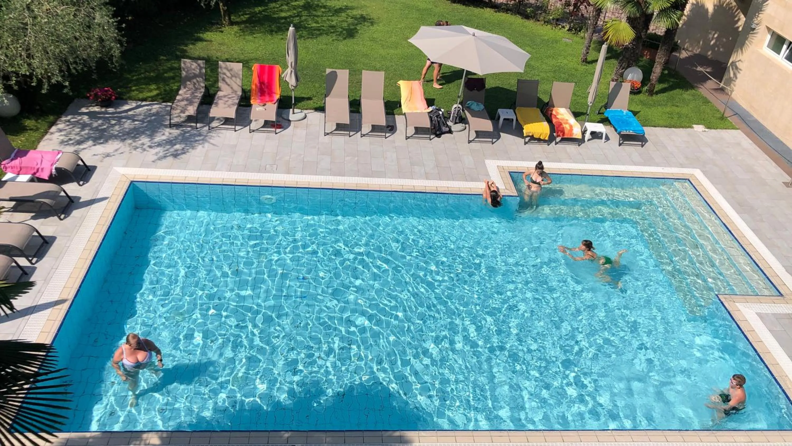 Pool view in Park Hotel Il Vigneto