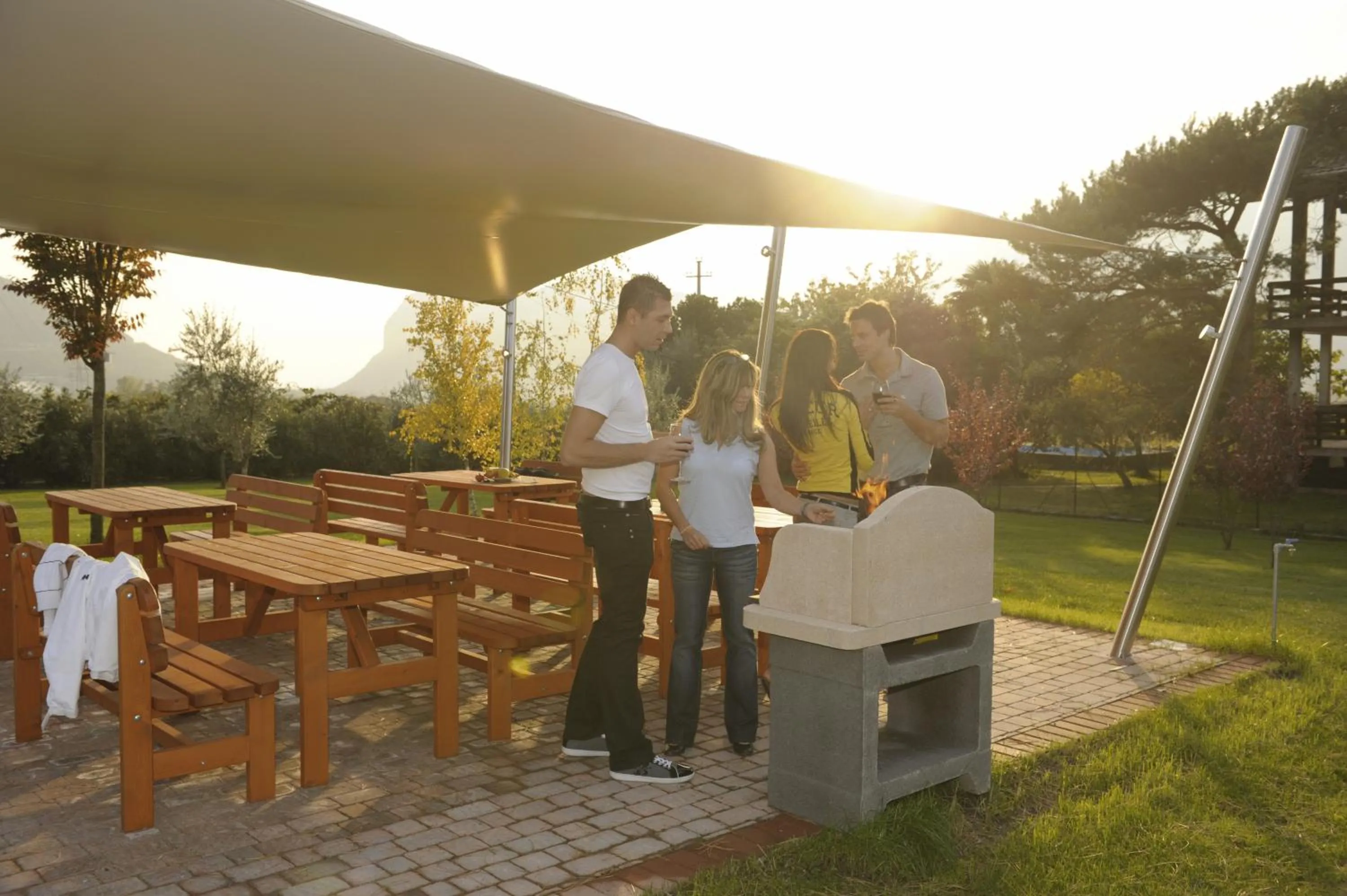 BBQ facilities in Park Hotel Il Vigneto