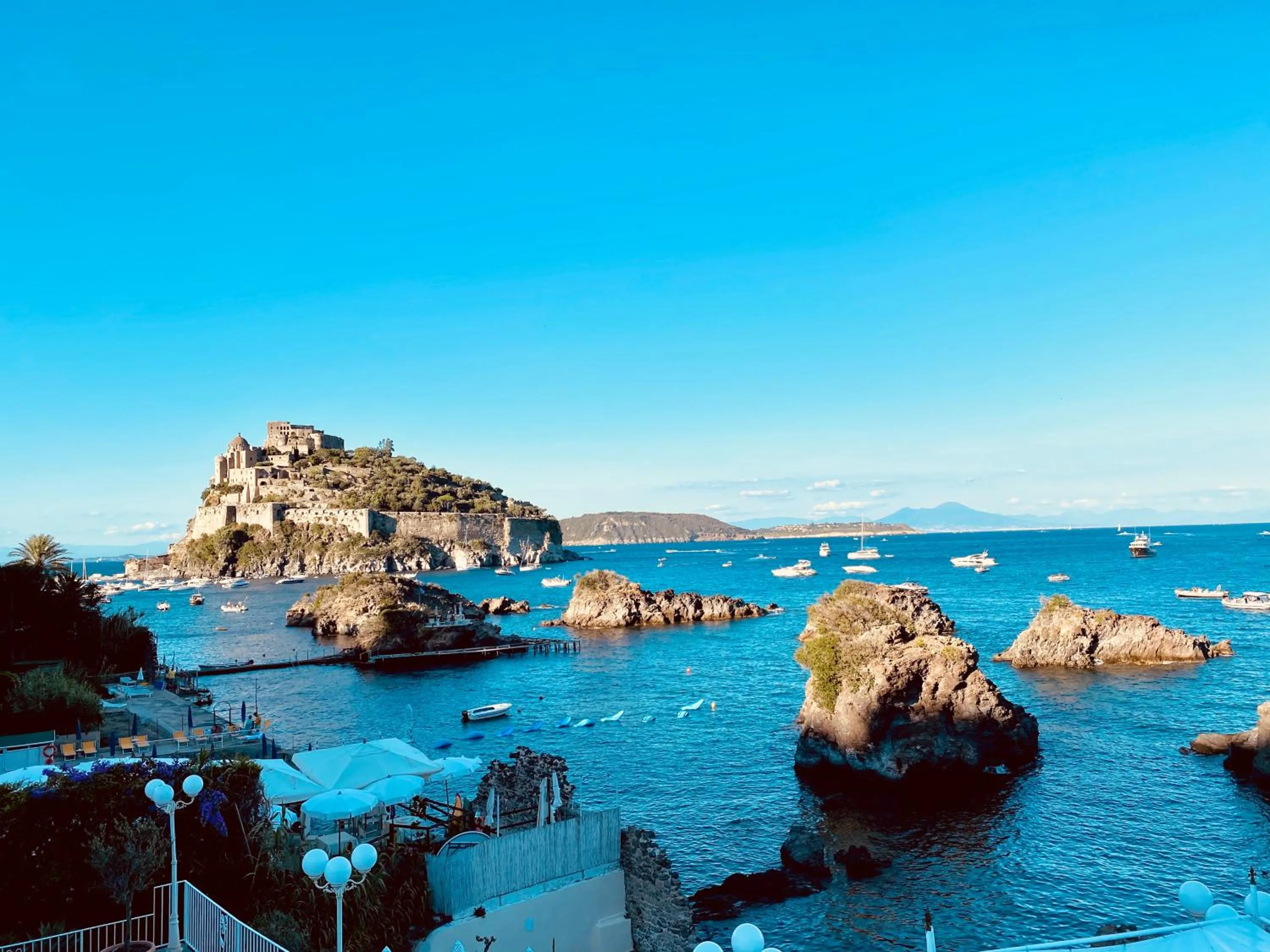 Sea view in Strand Hotel Delfini