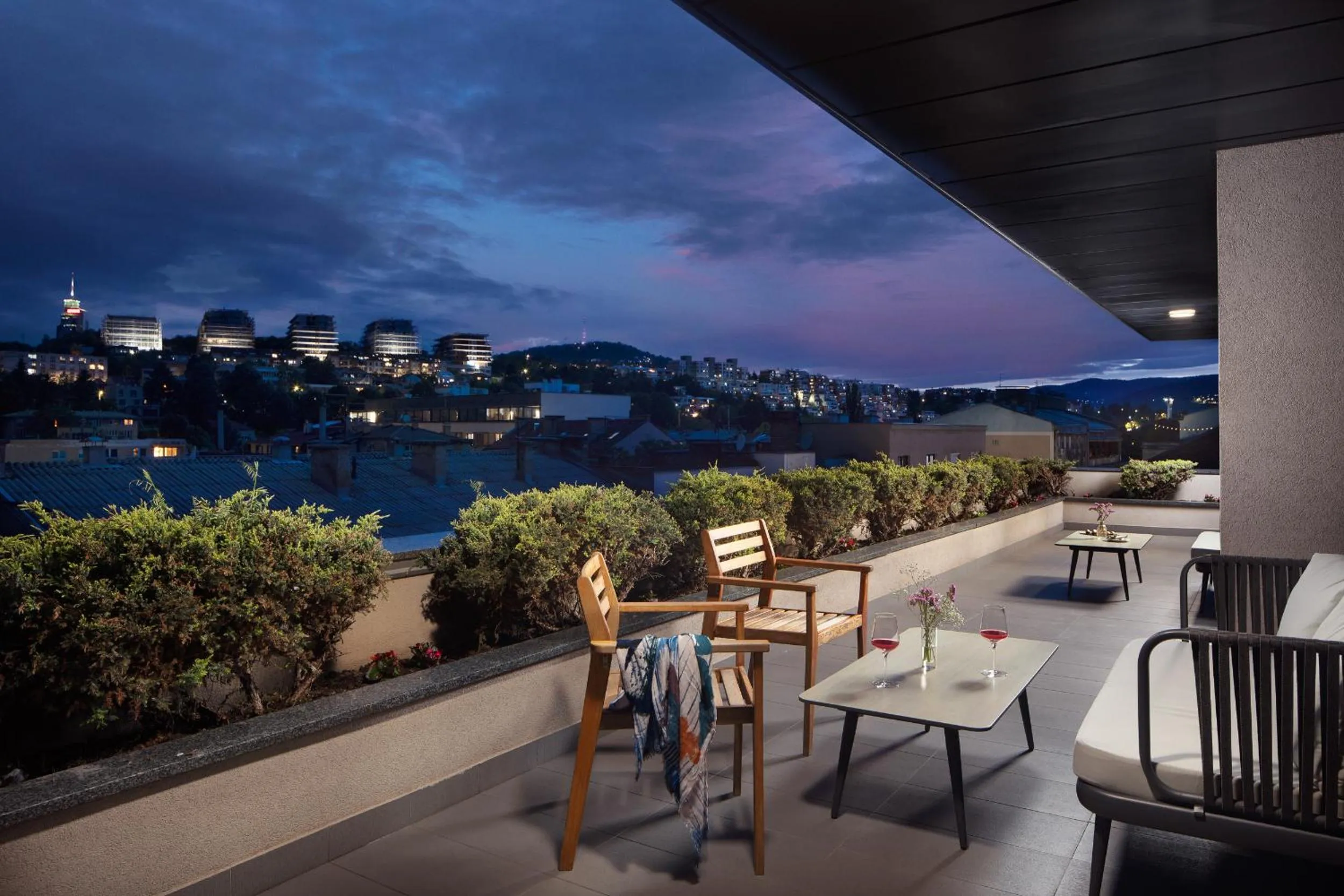 Balcony/Terrace in Hotel Colors Inn