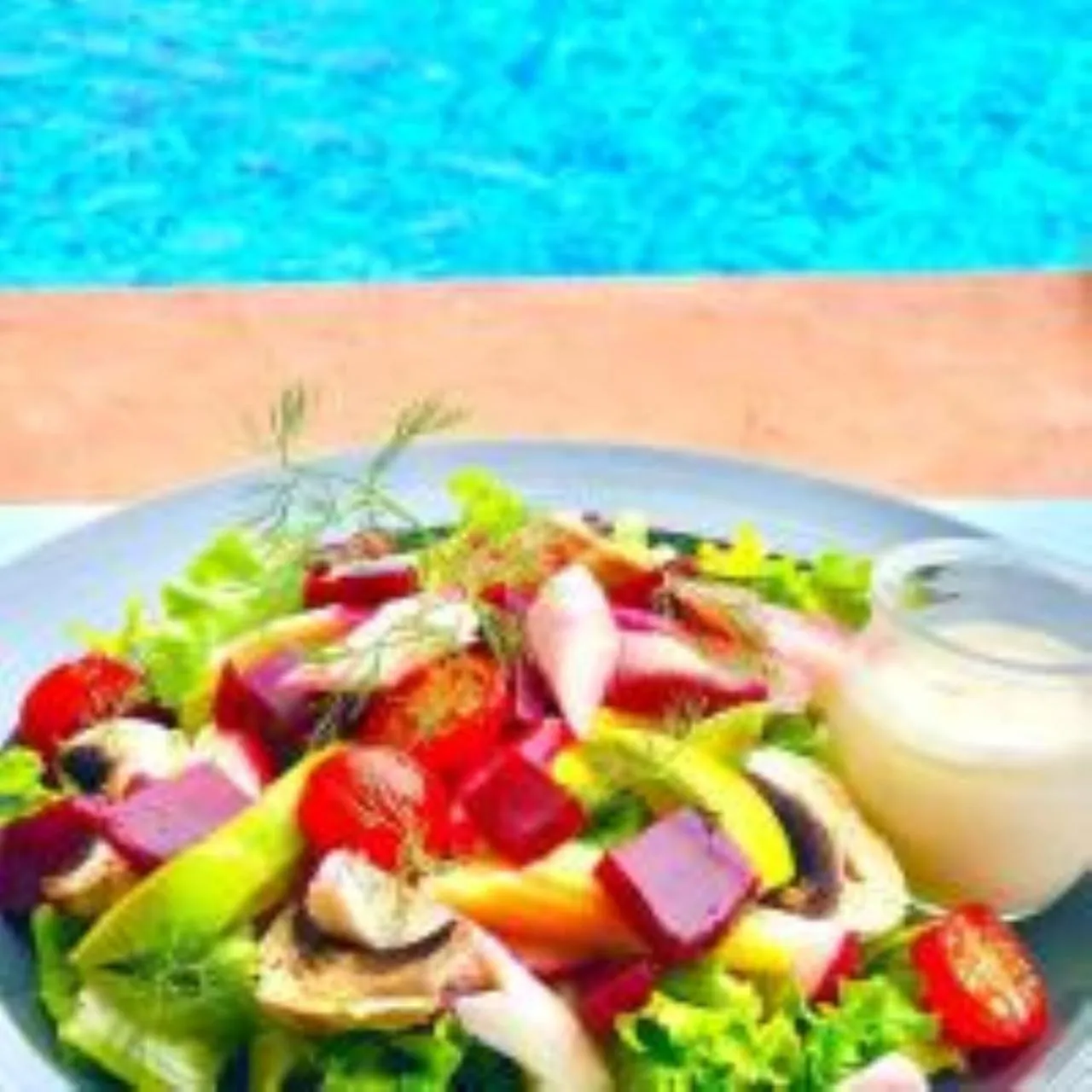 Swimming pool in Home Suites Boutique Hotel Freetown