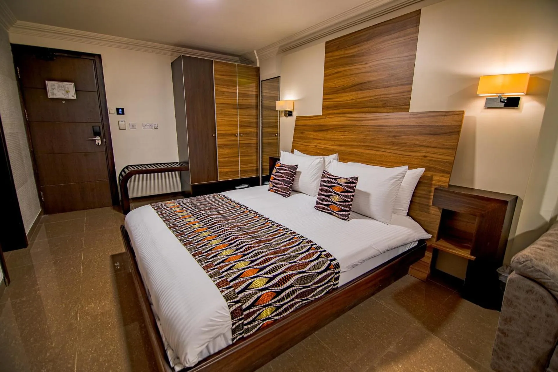 Bed in Home Suites Boutique Hotel Freetown
