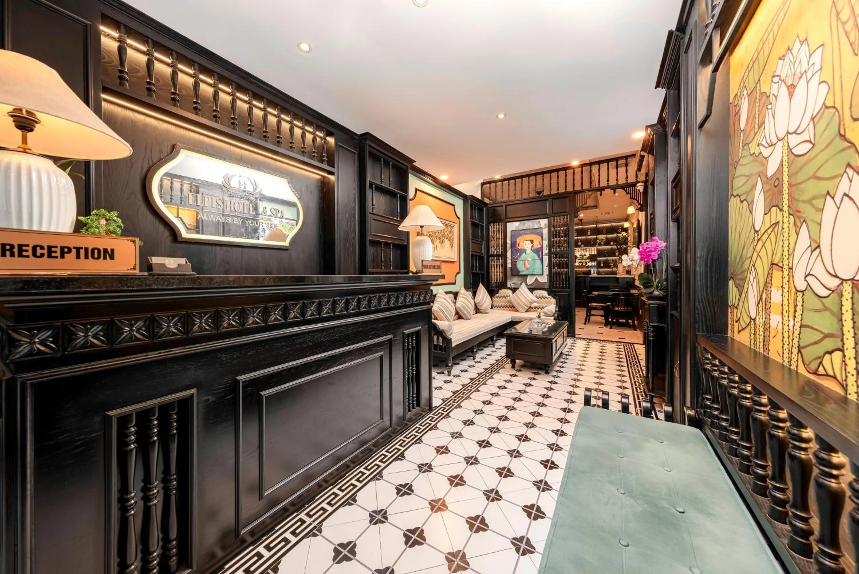 Lobby or reception in Hanoi Elpis Hotel & Spa