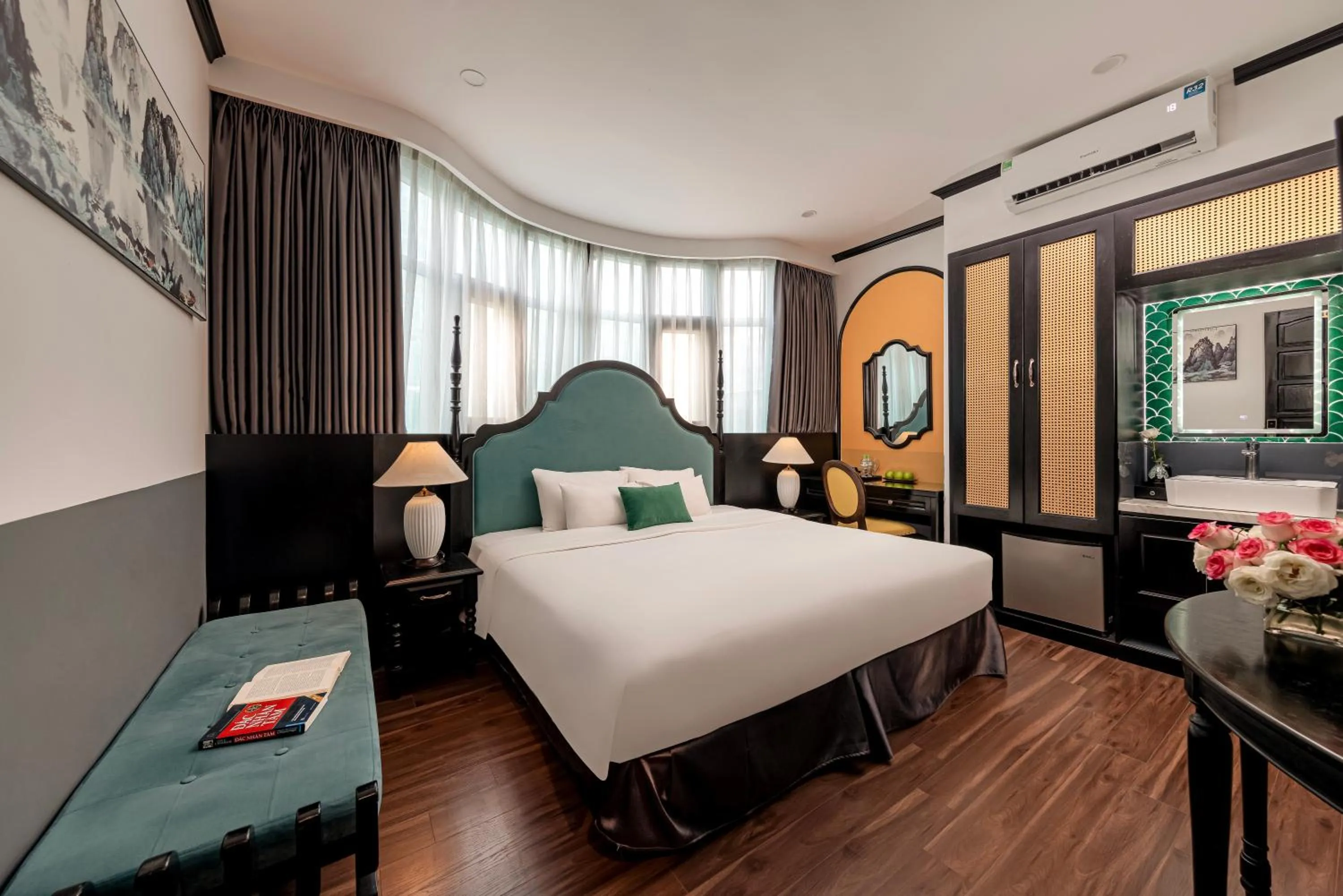 Bed in Hanoi Elpis Hotel & Spa