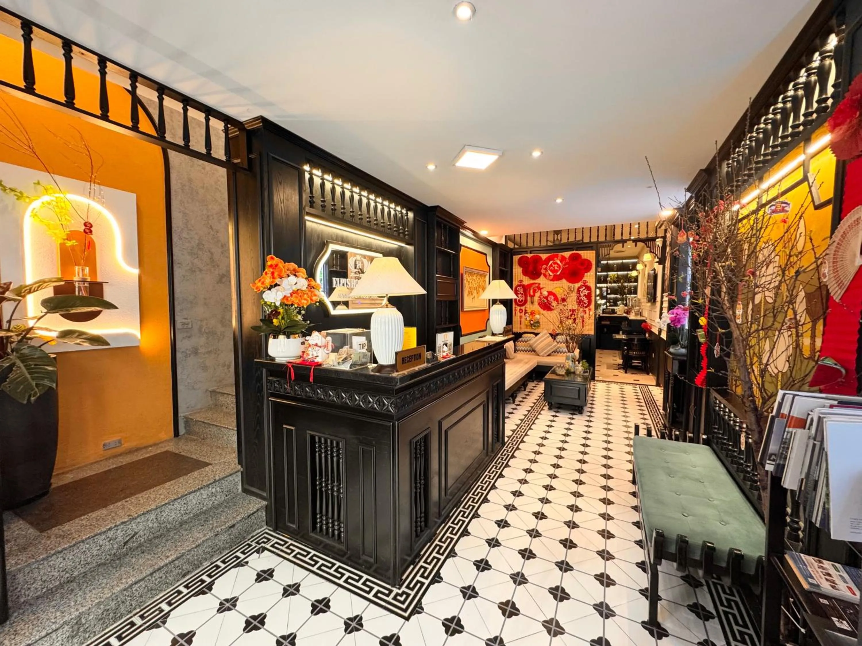 Lobby or reception in Hanoi Elpis Hotel & Spa