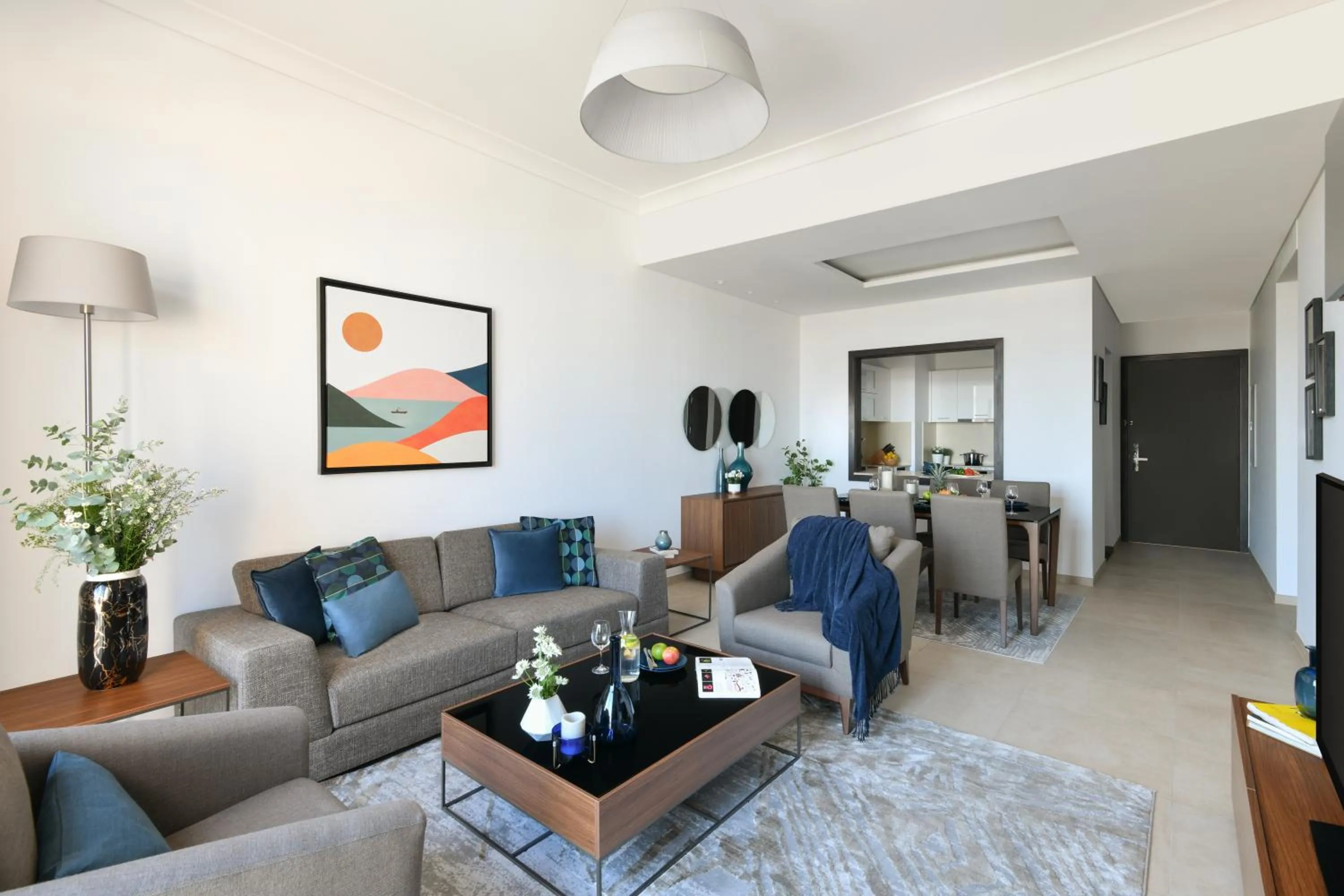 Living room in Le Mirage Downtown