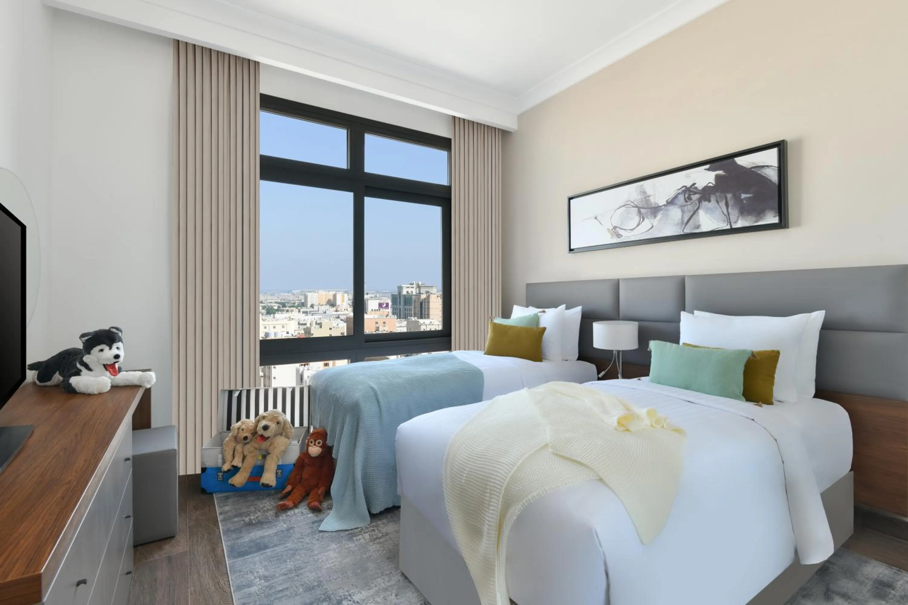 Bedroom, Bed in Le Mirage Downtown