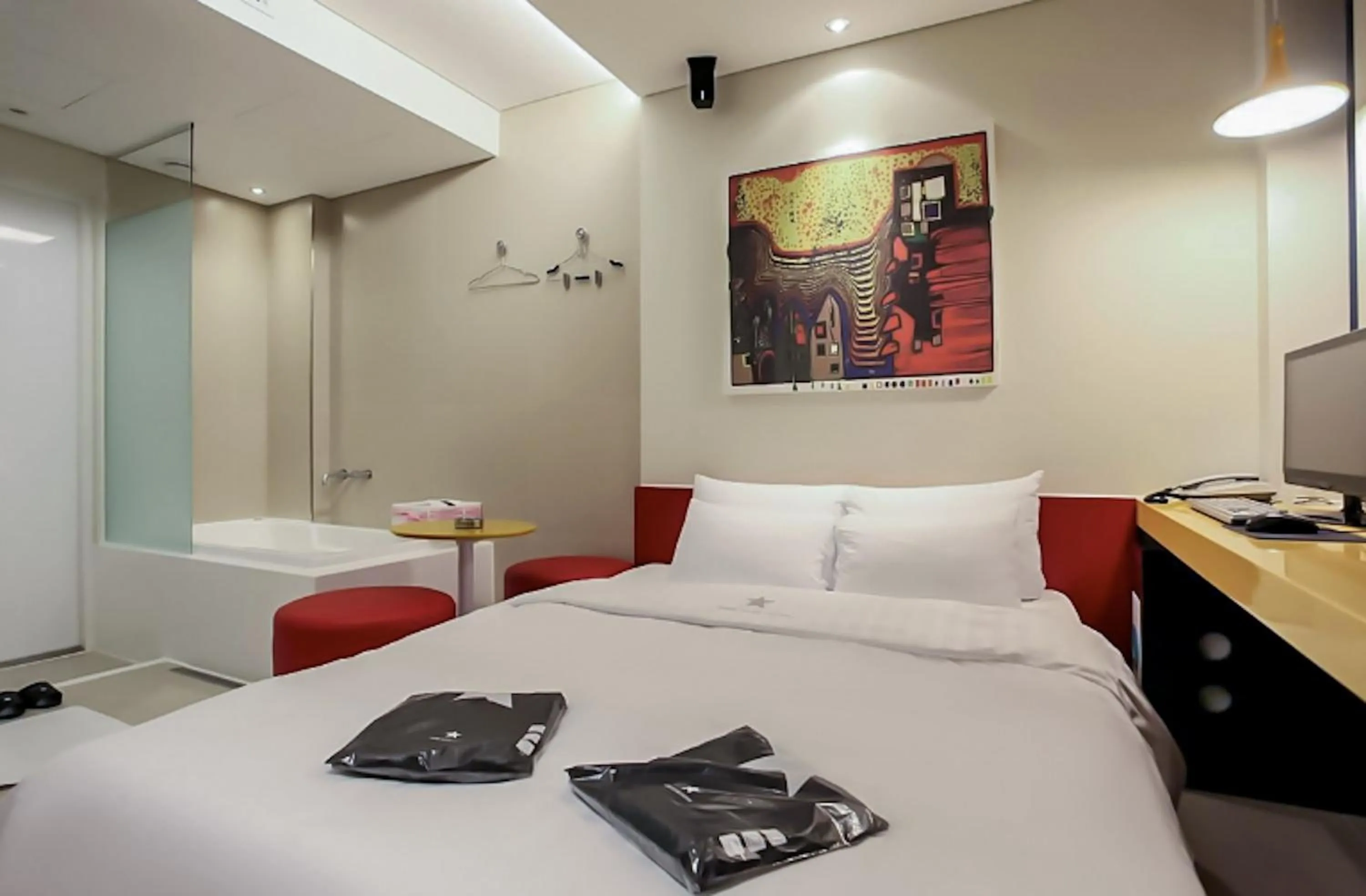 Bed in Nine Star Hotel