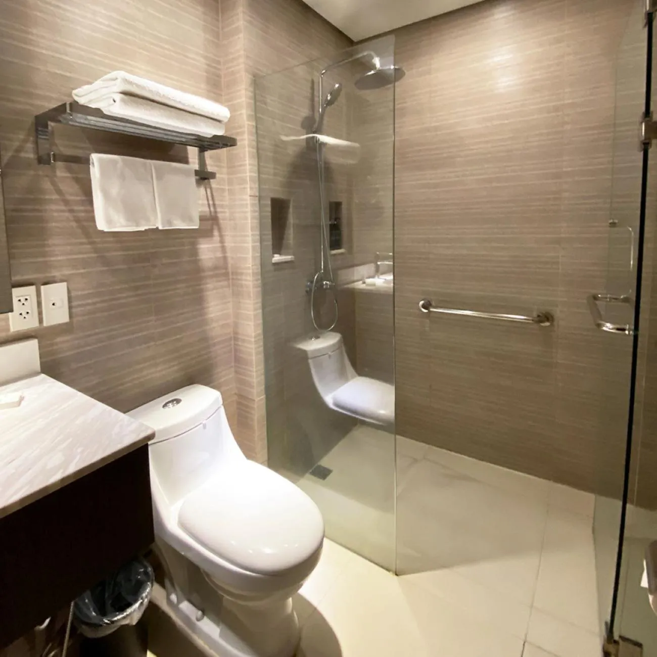 Shower in The Residences at BCCT