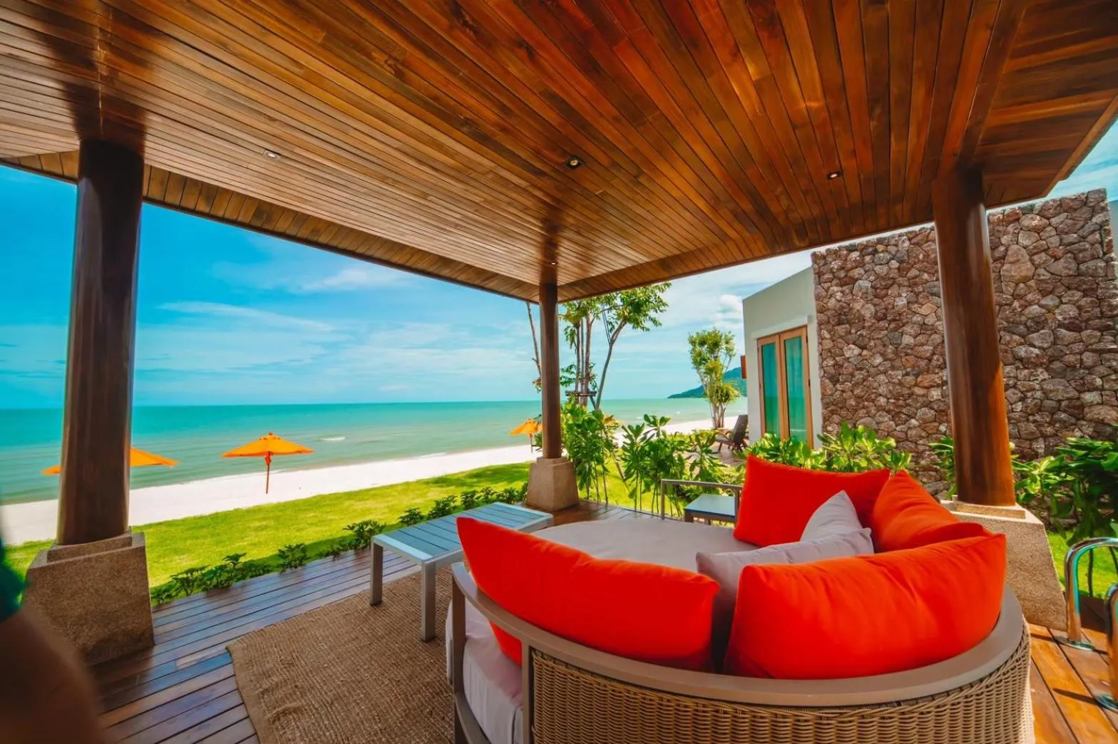 Patio in Yotaka Khanom