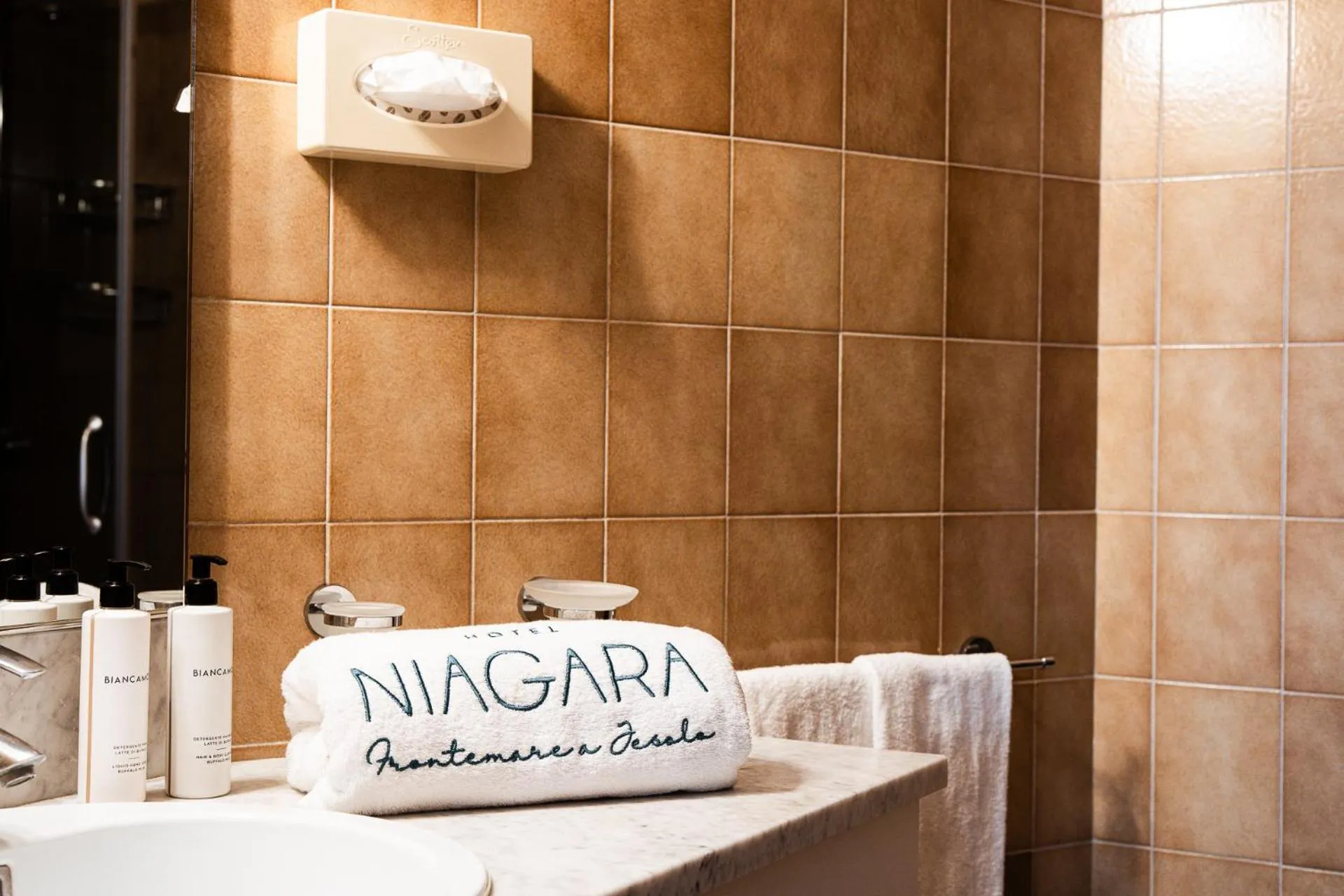 Bathroom in Hotel Niagara