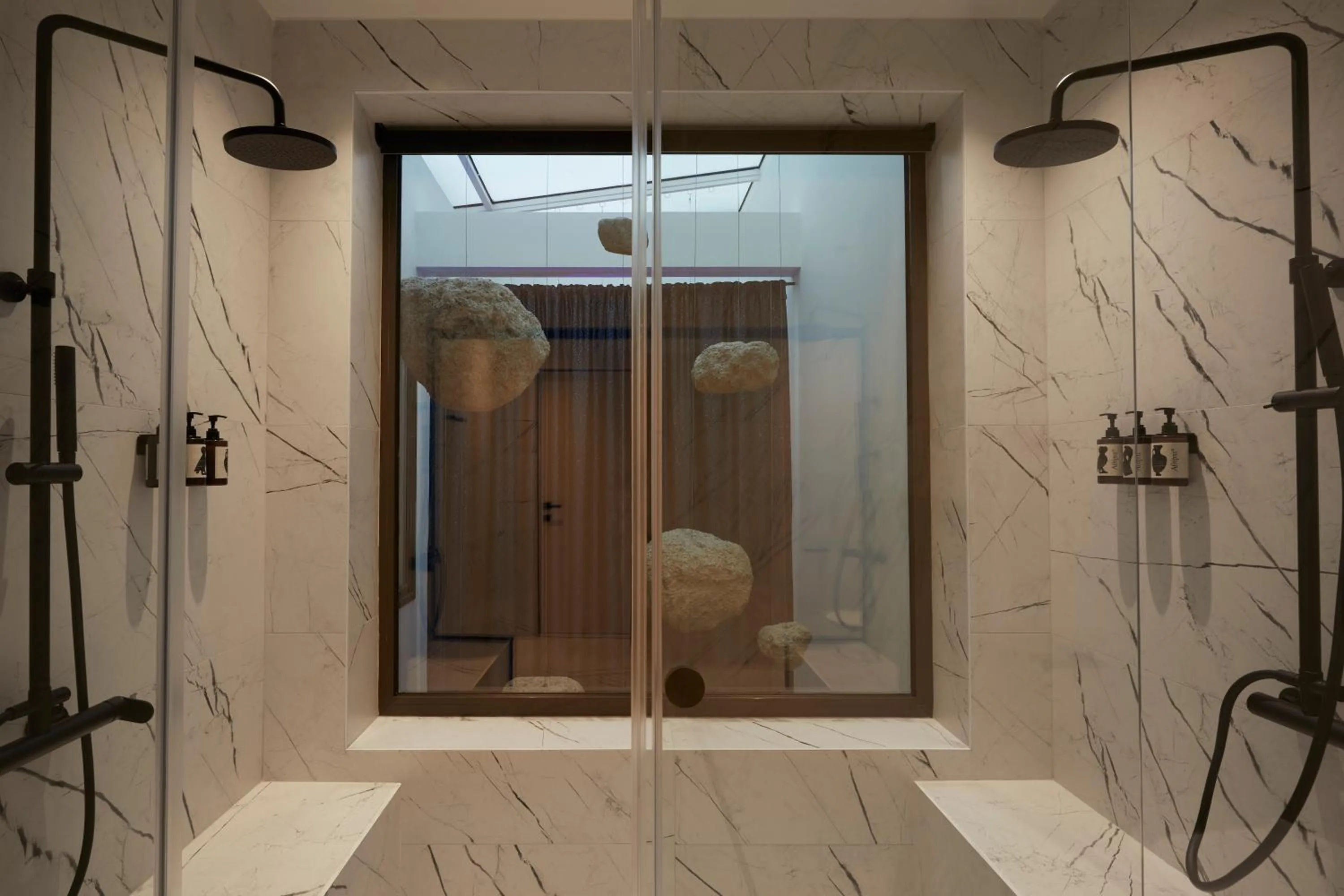 Shower in Athens Woo Suites
