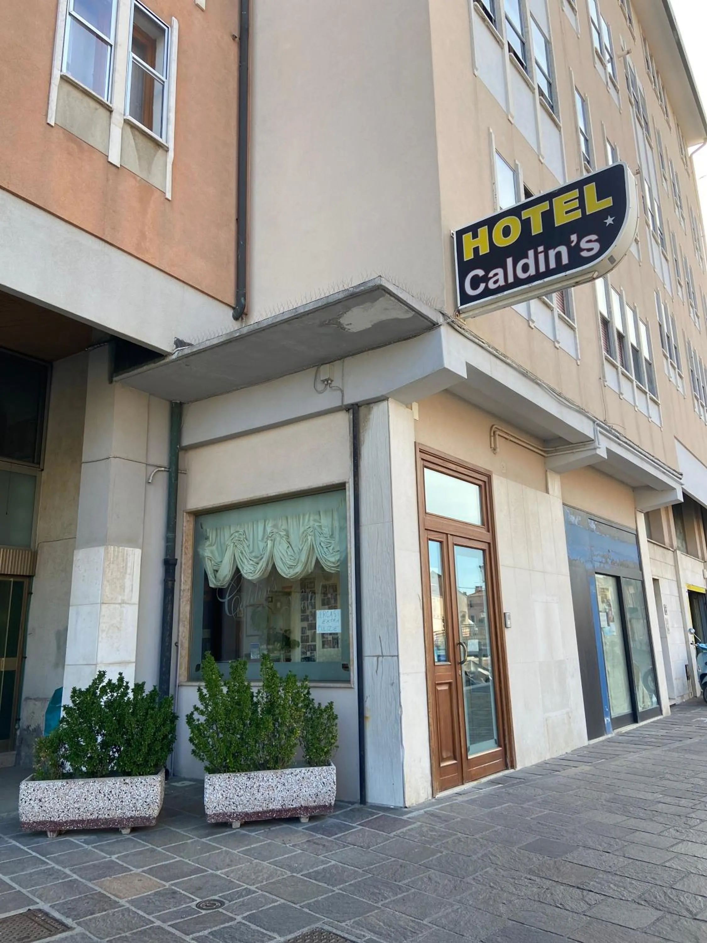 Property building in Hotel Caldin's