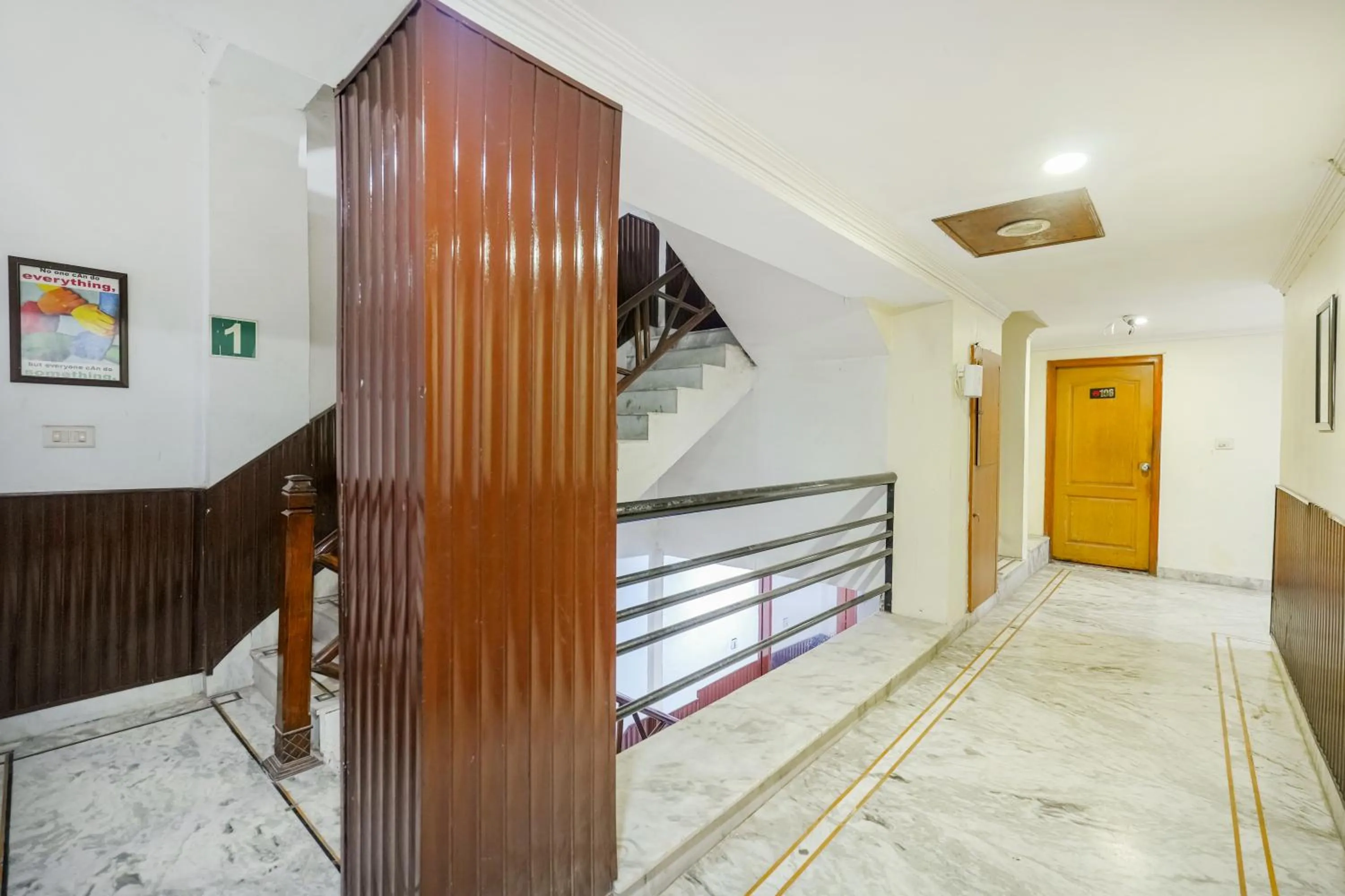 Bed in Hotel Abhi international