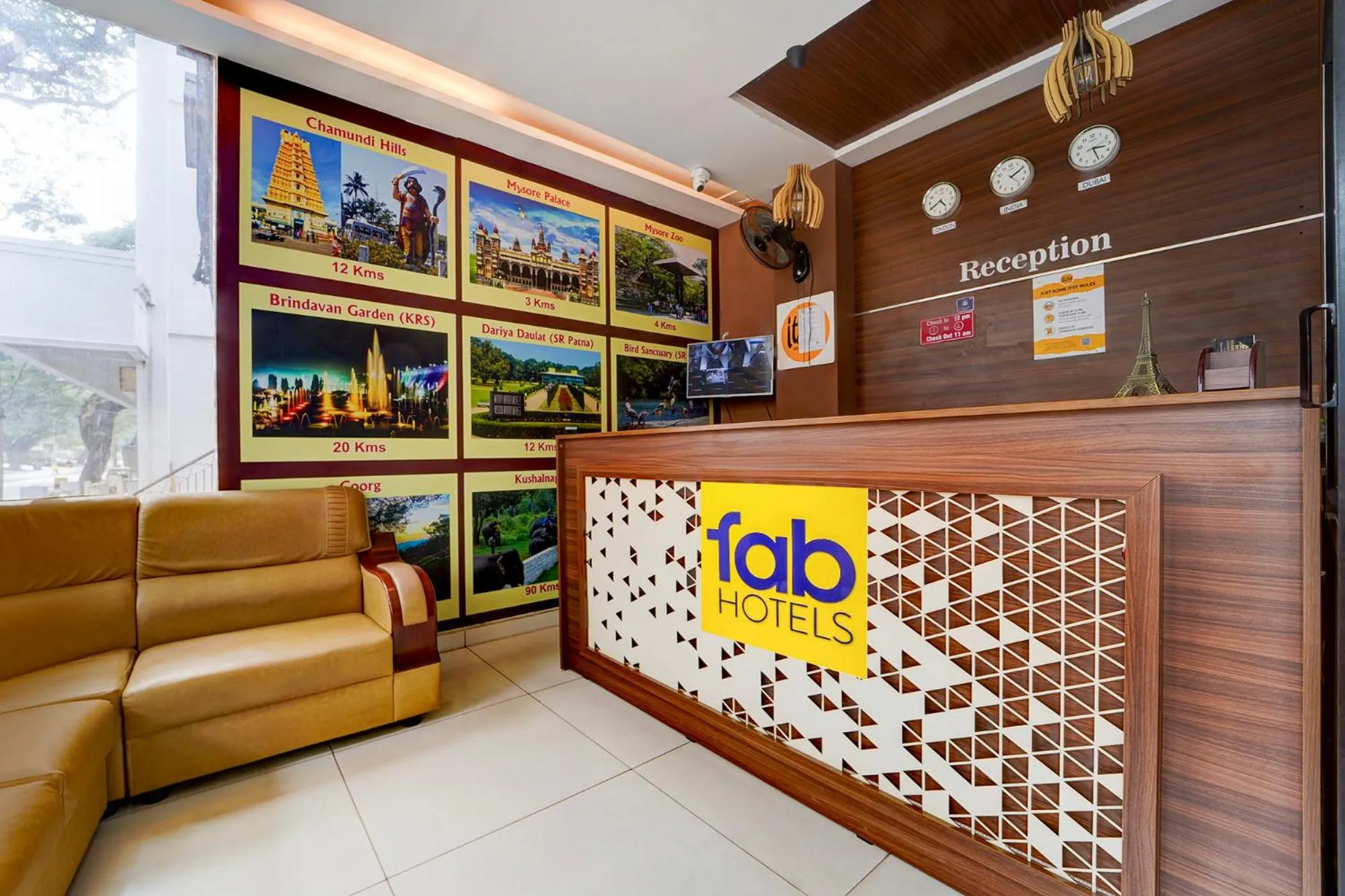 Lobby or reception in FabHotel NRM Residency