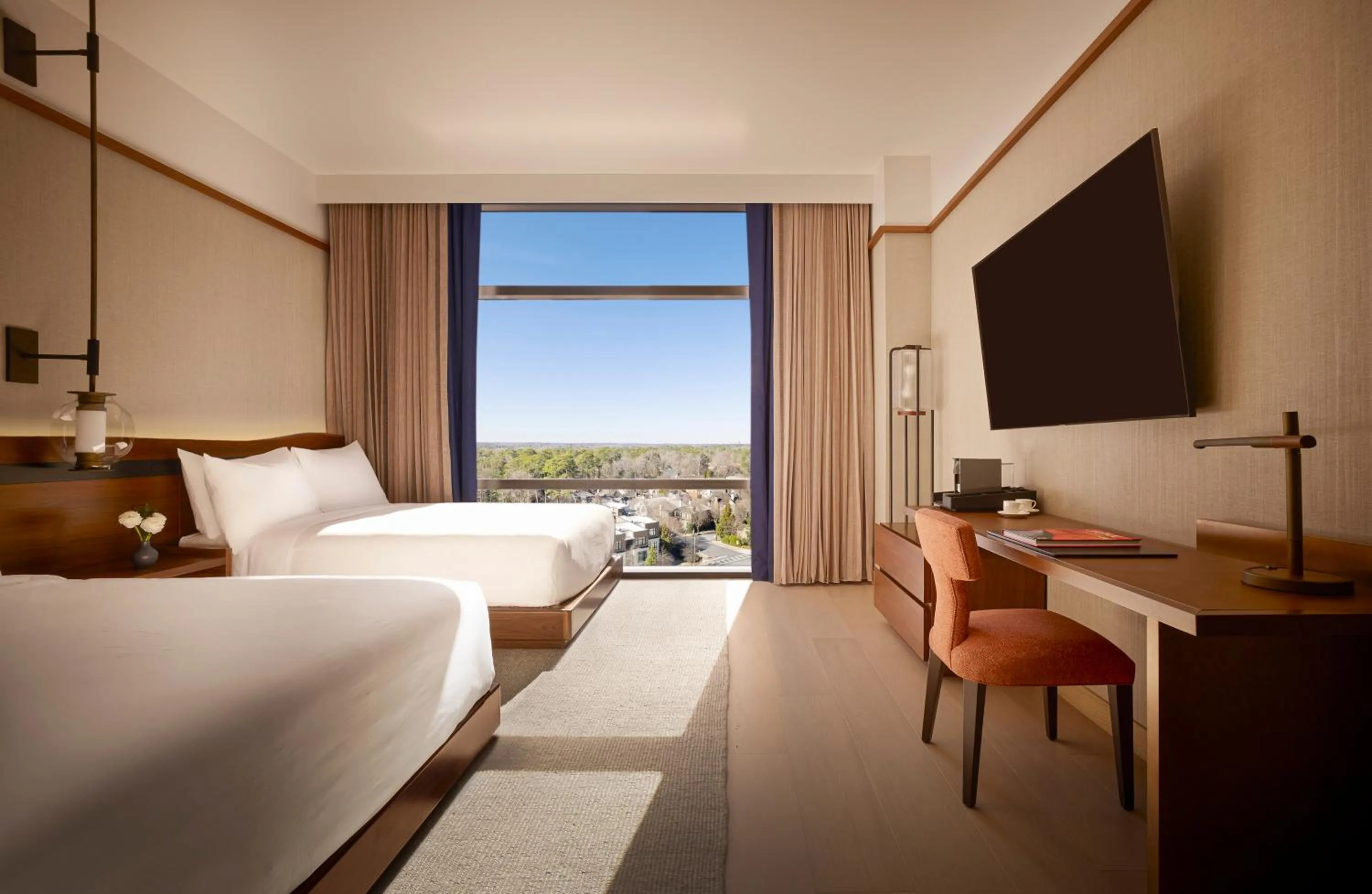 Bed in Nobu Hotel Atlanta