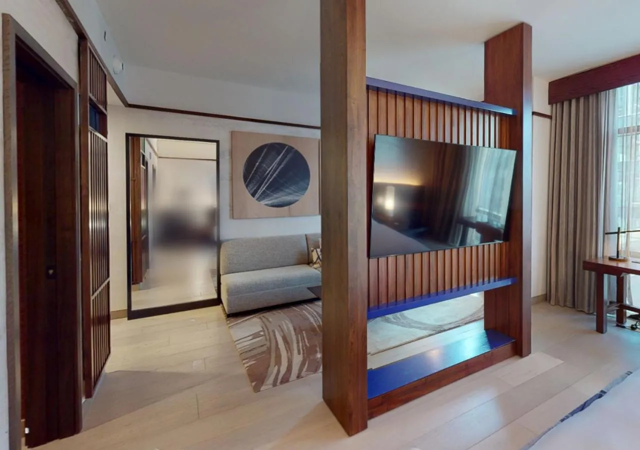 Living room, Bed in Nobu Hotel Atlanta