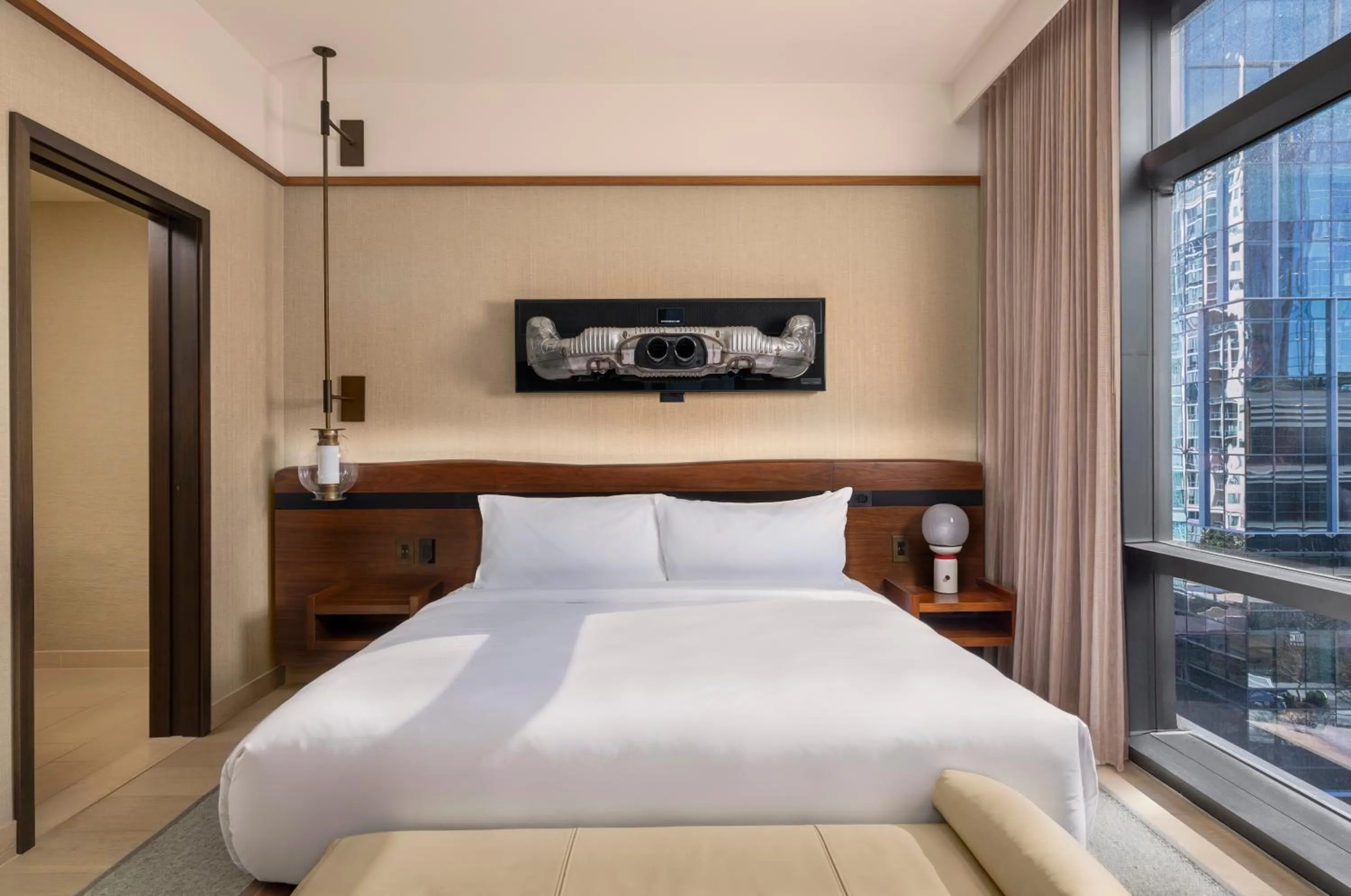 Bed in Nobu Hotel Atlanta