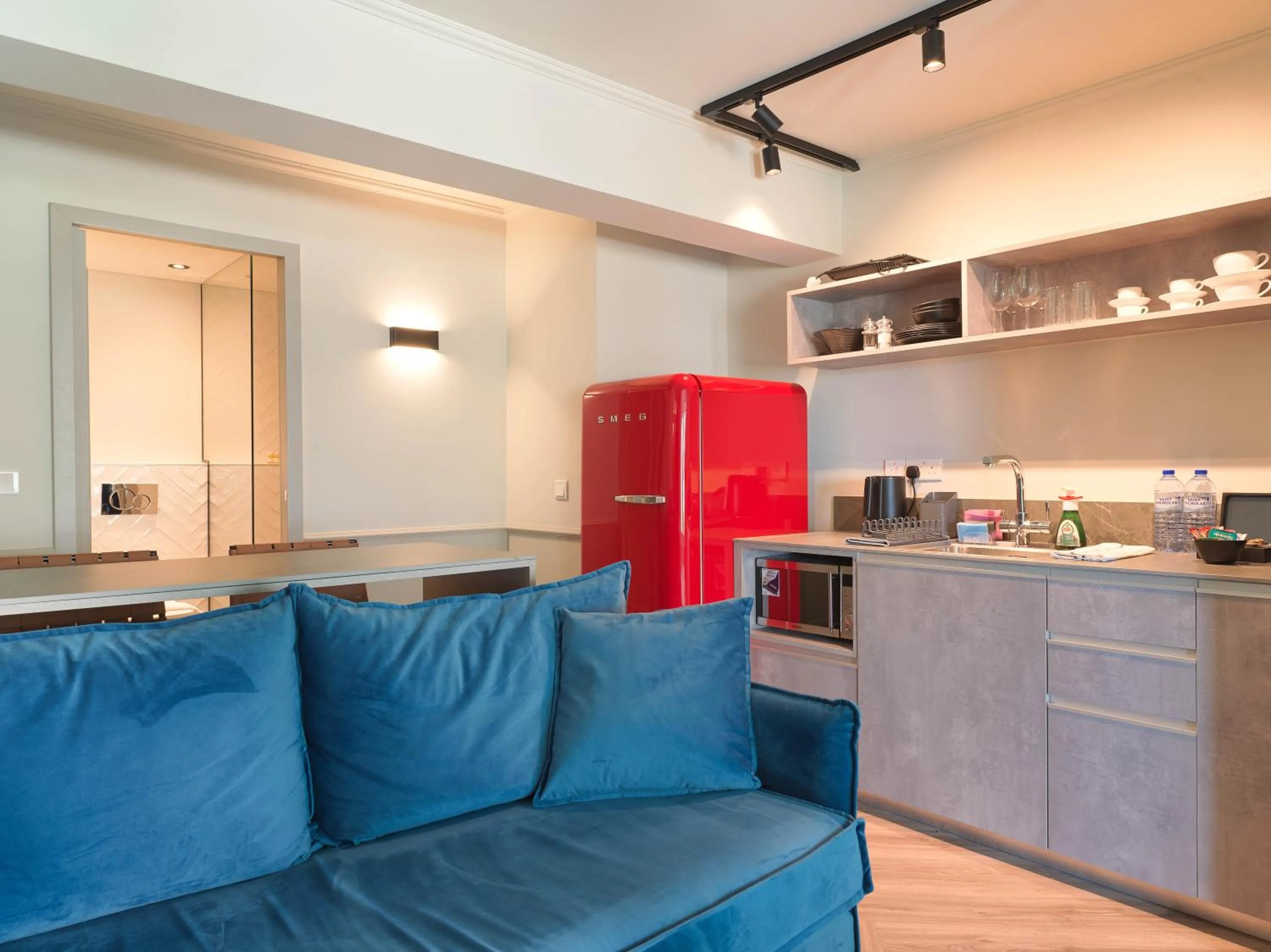 Kitchen or kitchenette in LIV The City Suites ADULTS ONLY