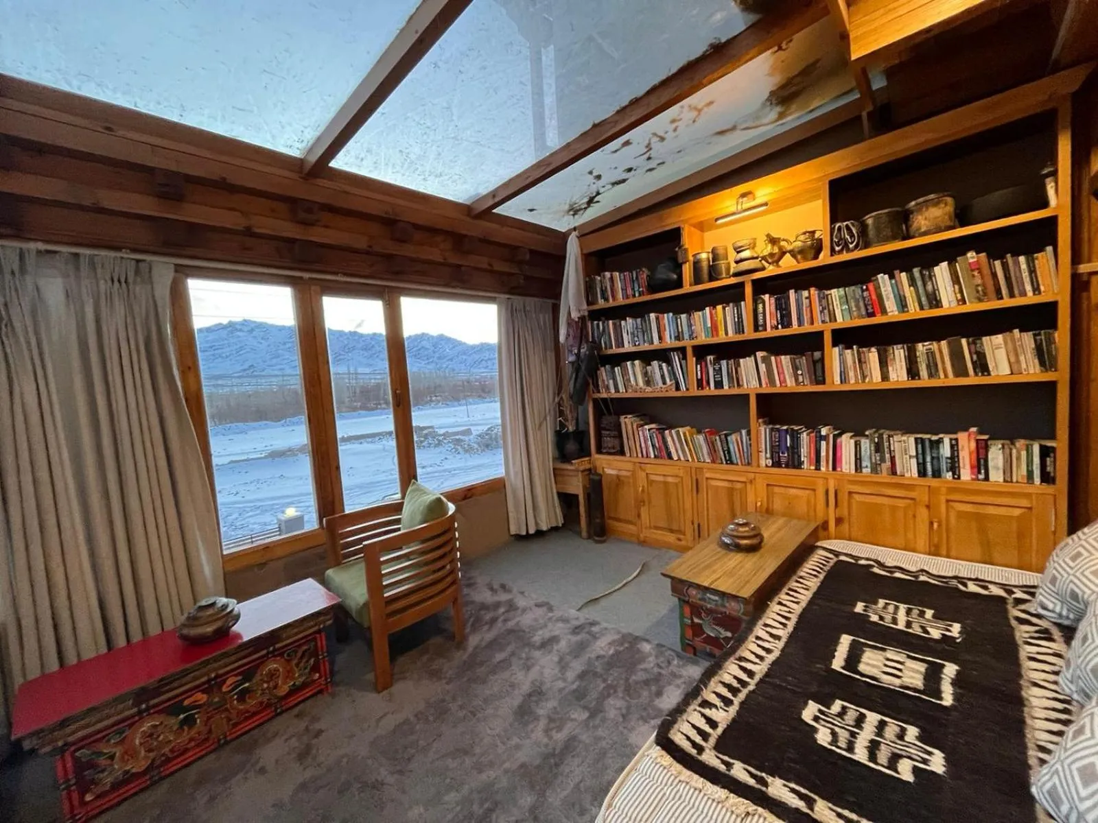 Library in Dakpa House Ladakh