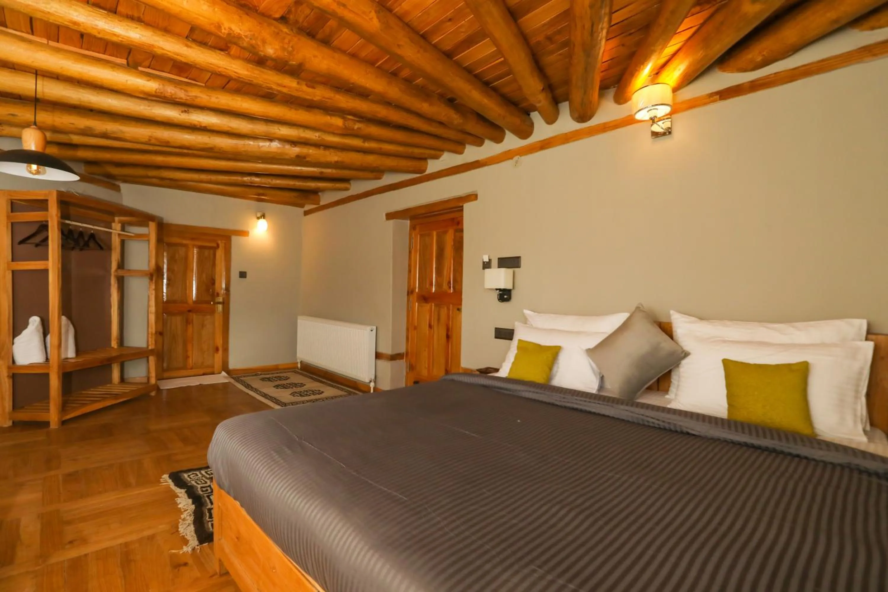 Bed in Dakpa House Ladakh