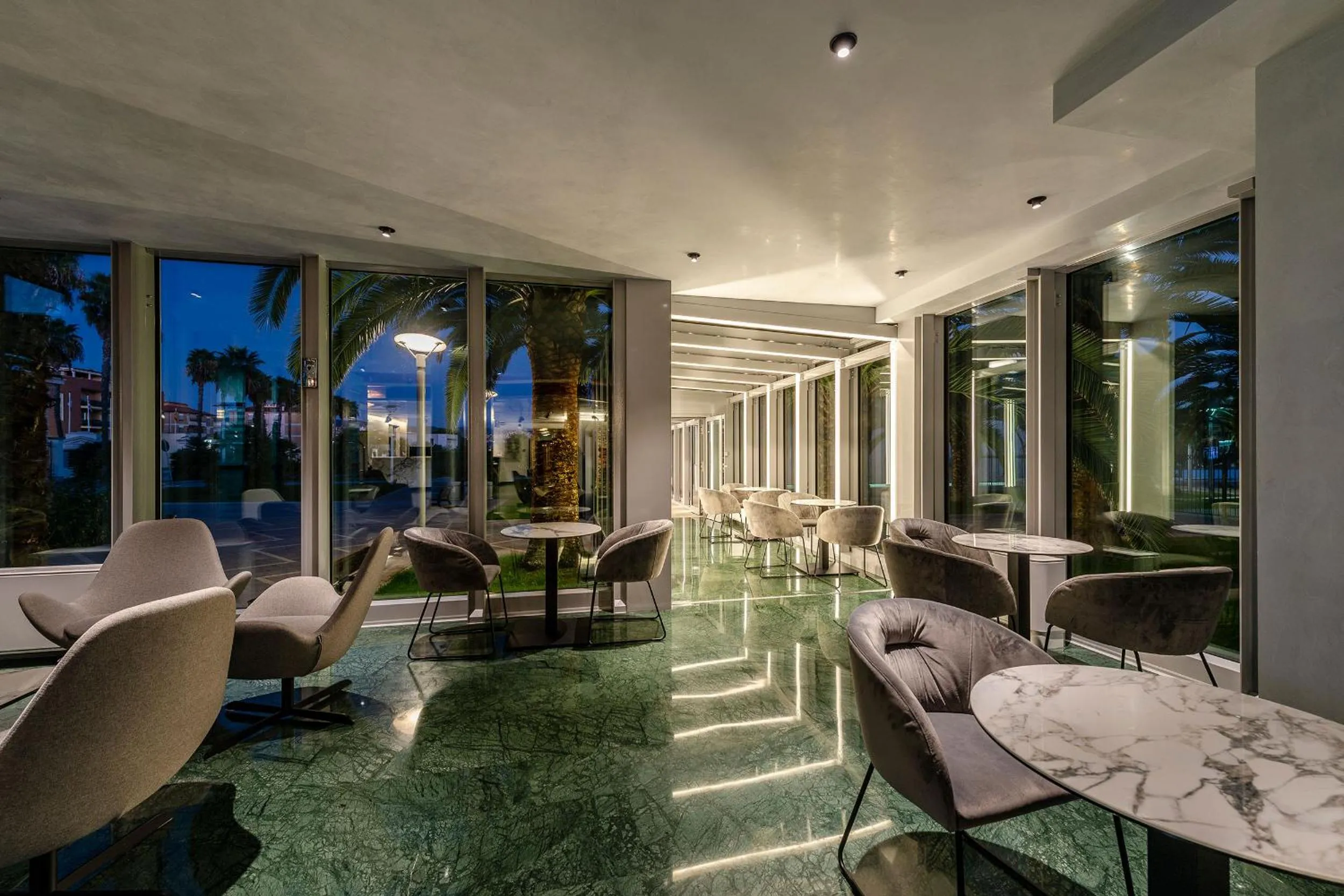 Lobby or reception in Victoria Terme Hotel